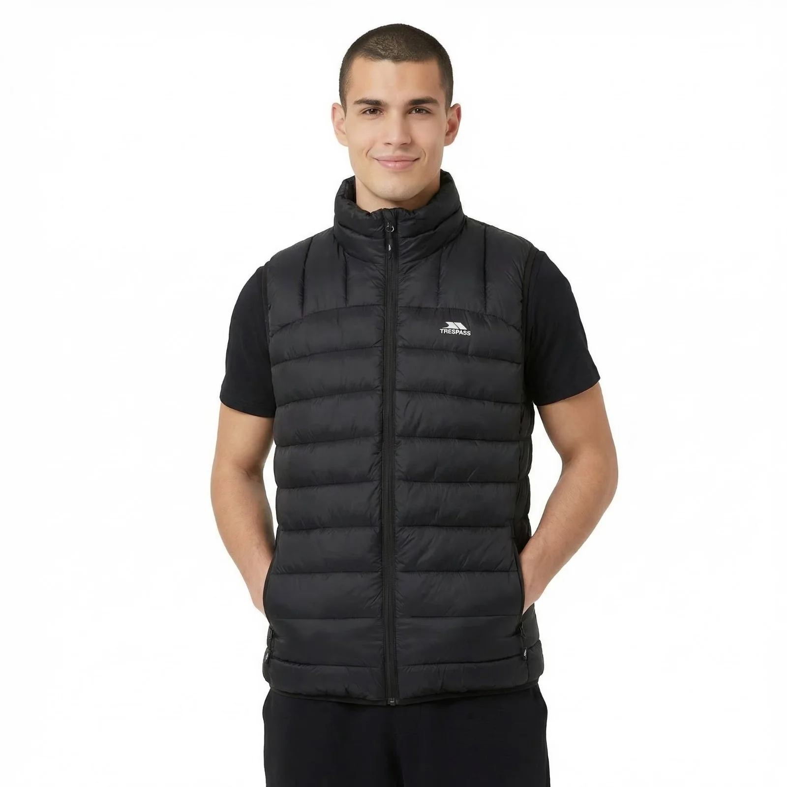 Trespass Mens Fergal Gilet Black