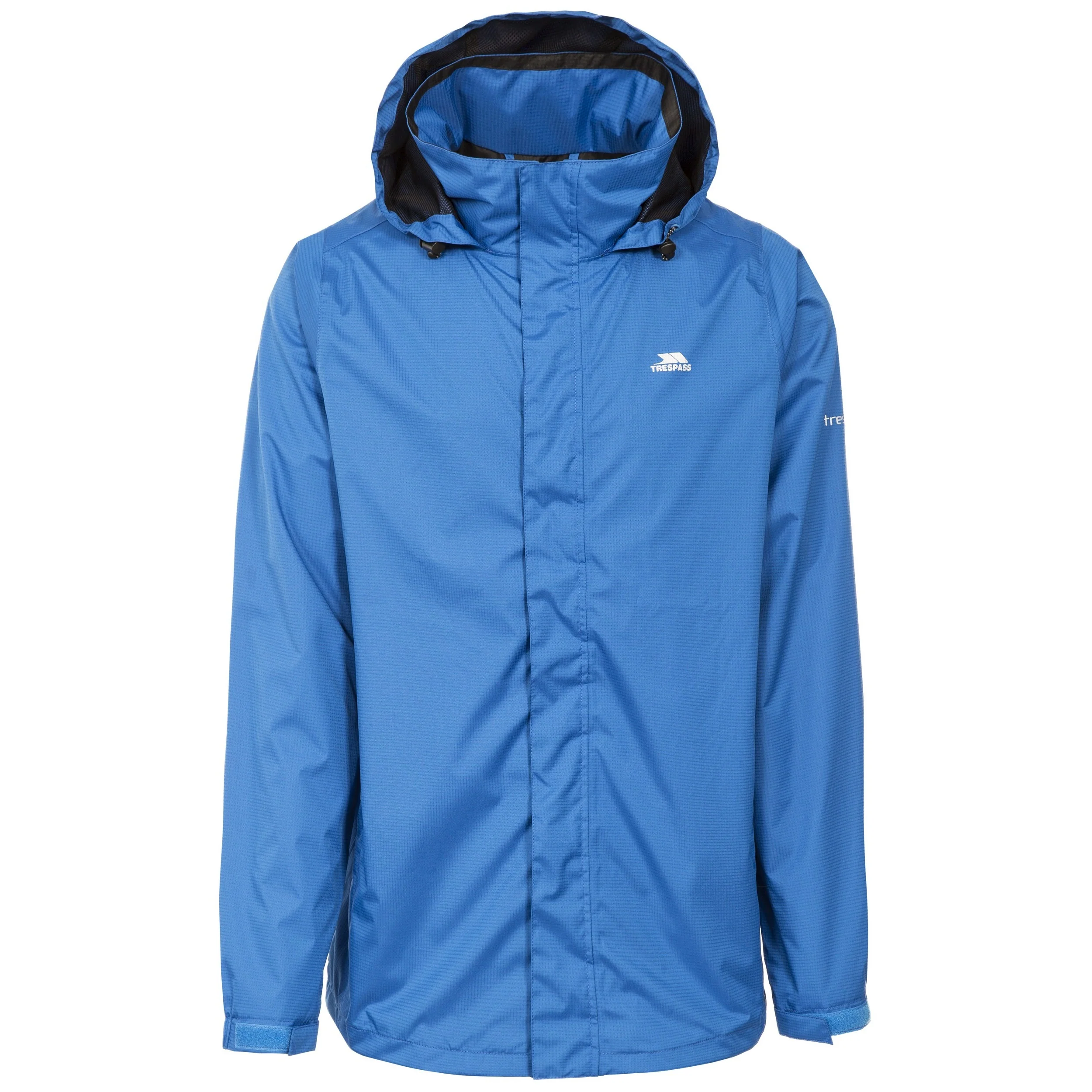 Trespass Mens Fraser II Waterproof Jacket Blue