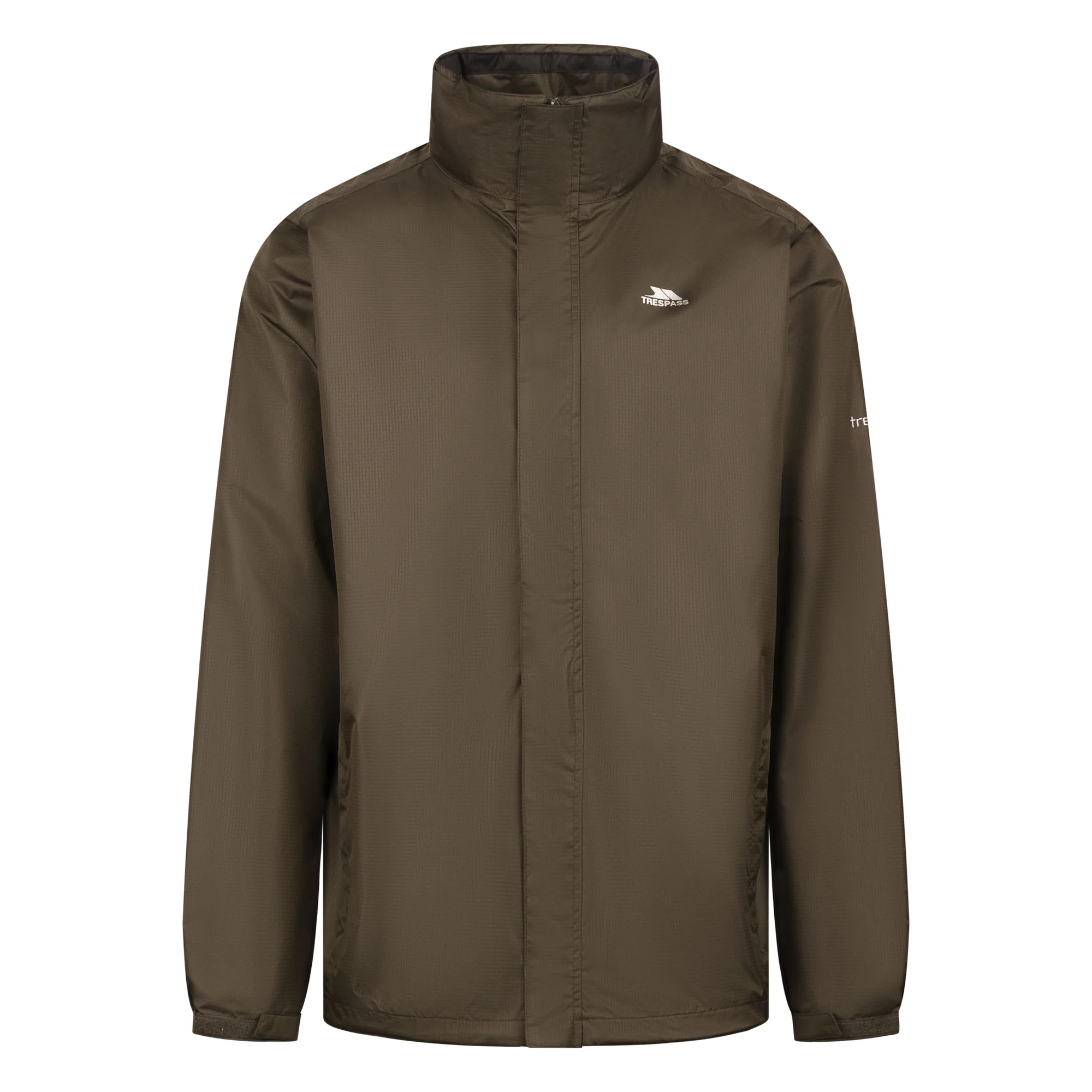 Trespass Mens Fraser II Waterproof Jacket Dark Vine - Image 2
