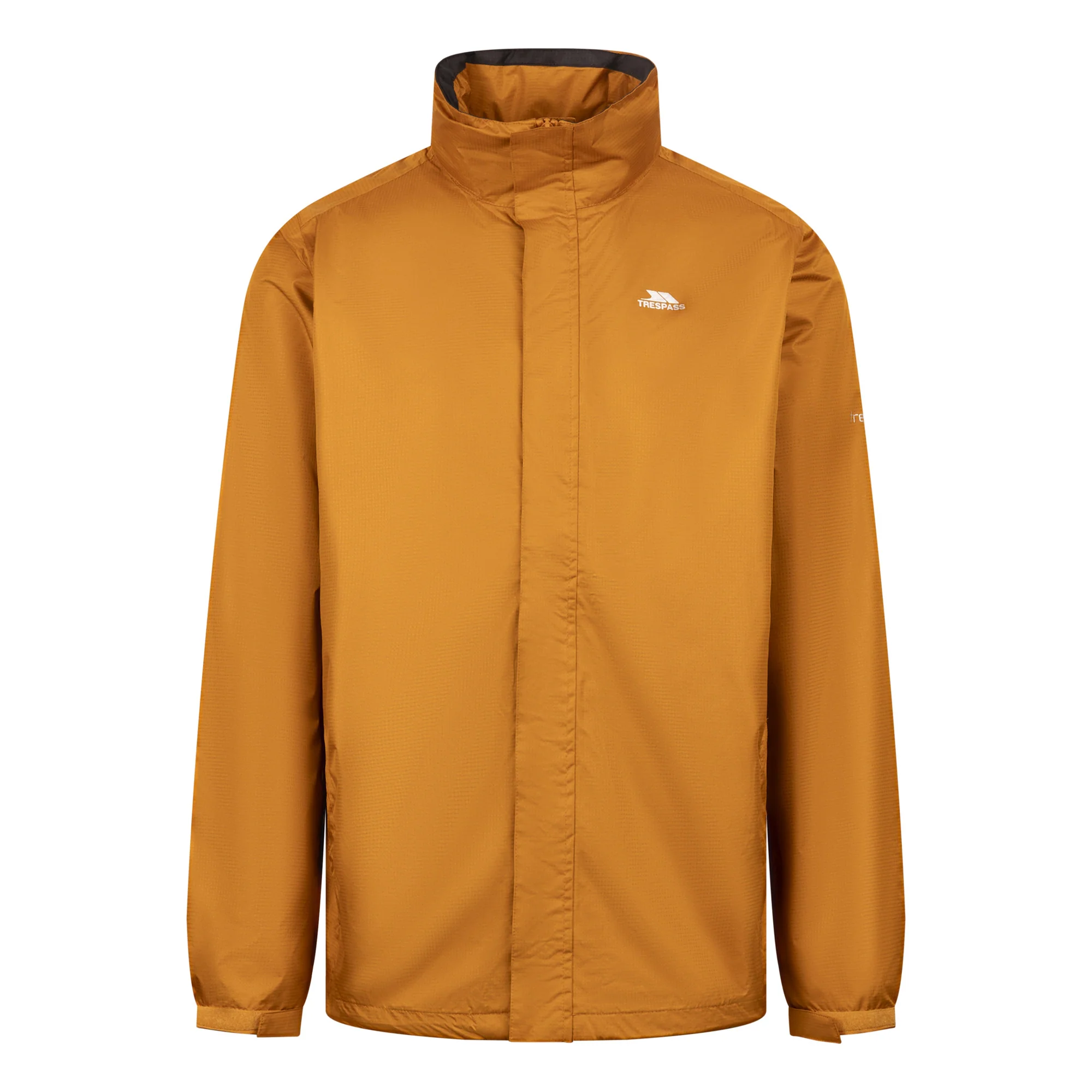 Trespass Mens Fraser II Waterproof Jacket Ginger - Image 2