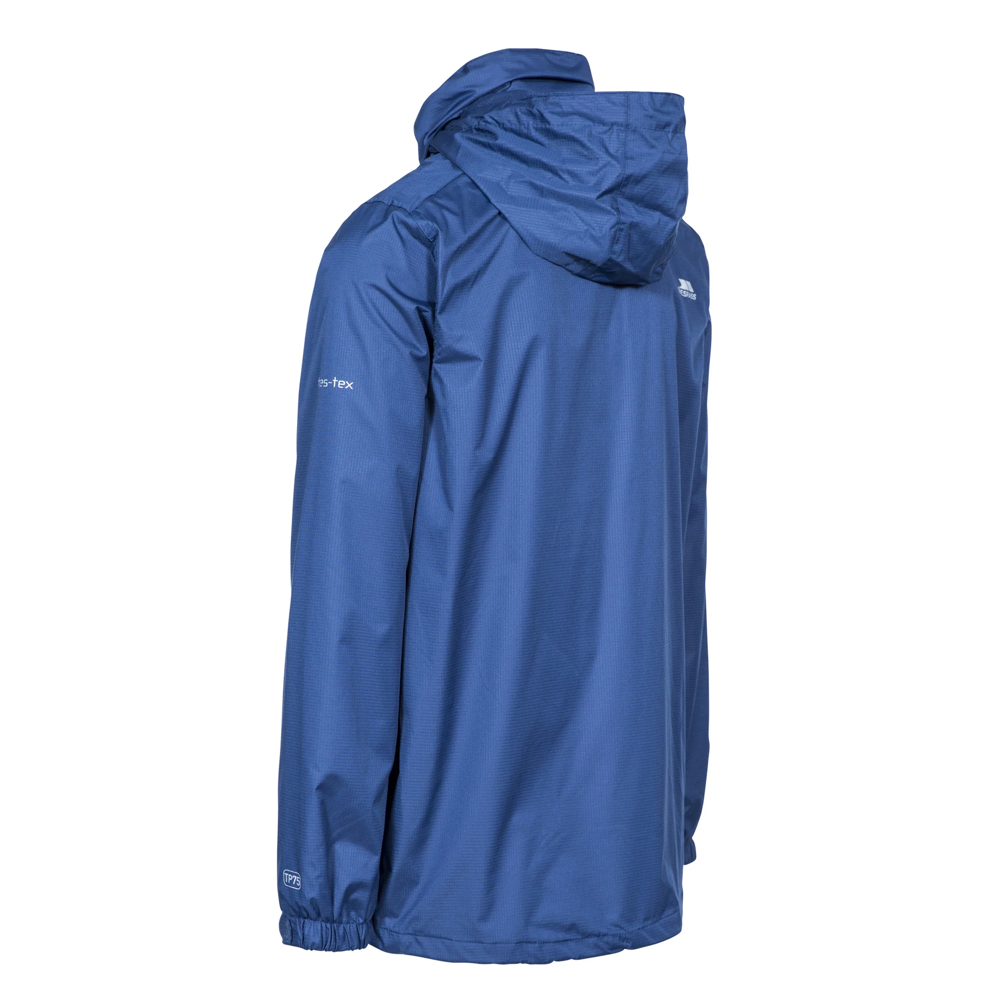 Trespass Mens Fraser II Waterproof Jacket Navy Tone - Image 2