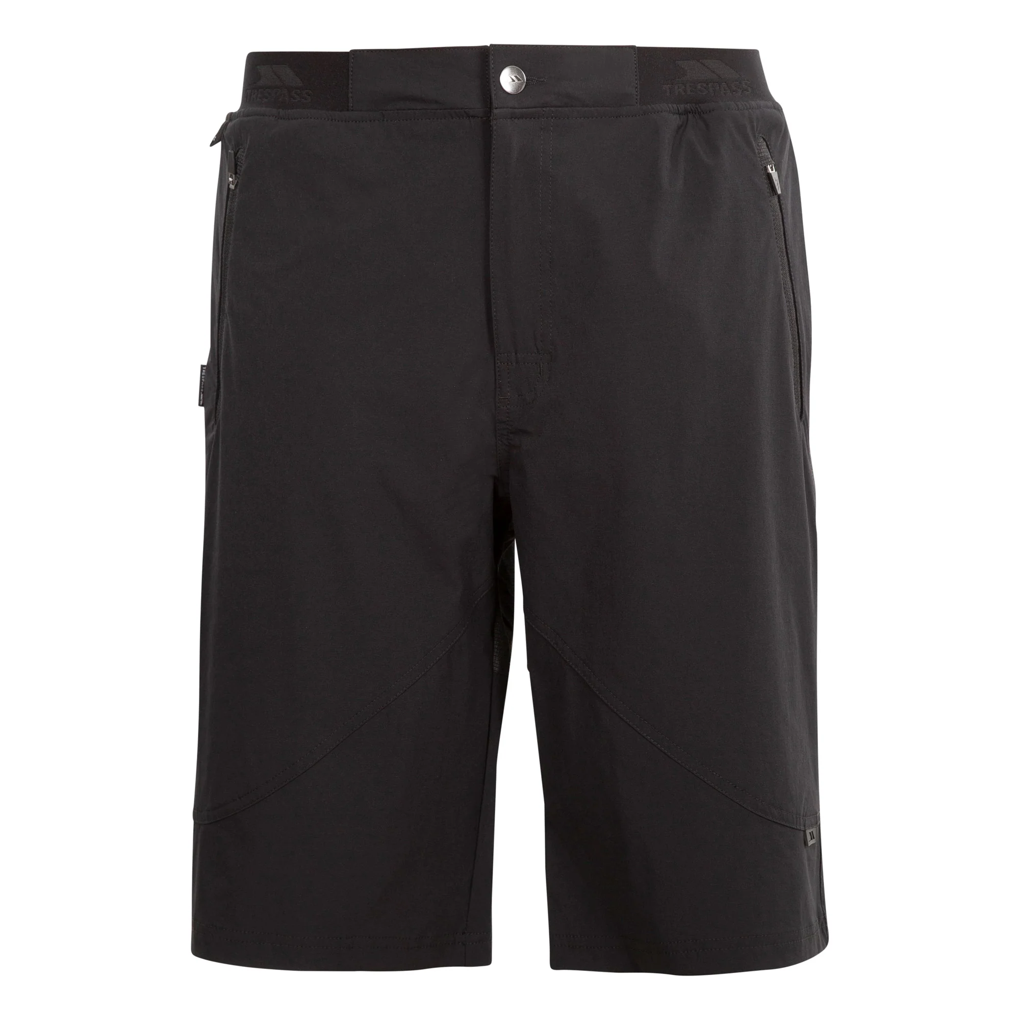 Trespass Mens Hainford Shorts Black - Image 2