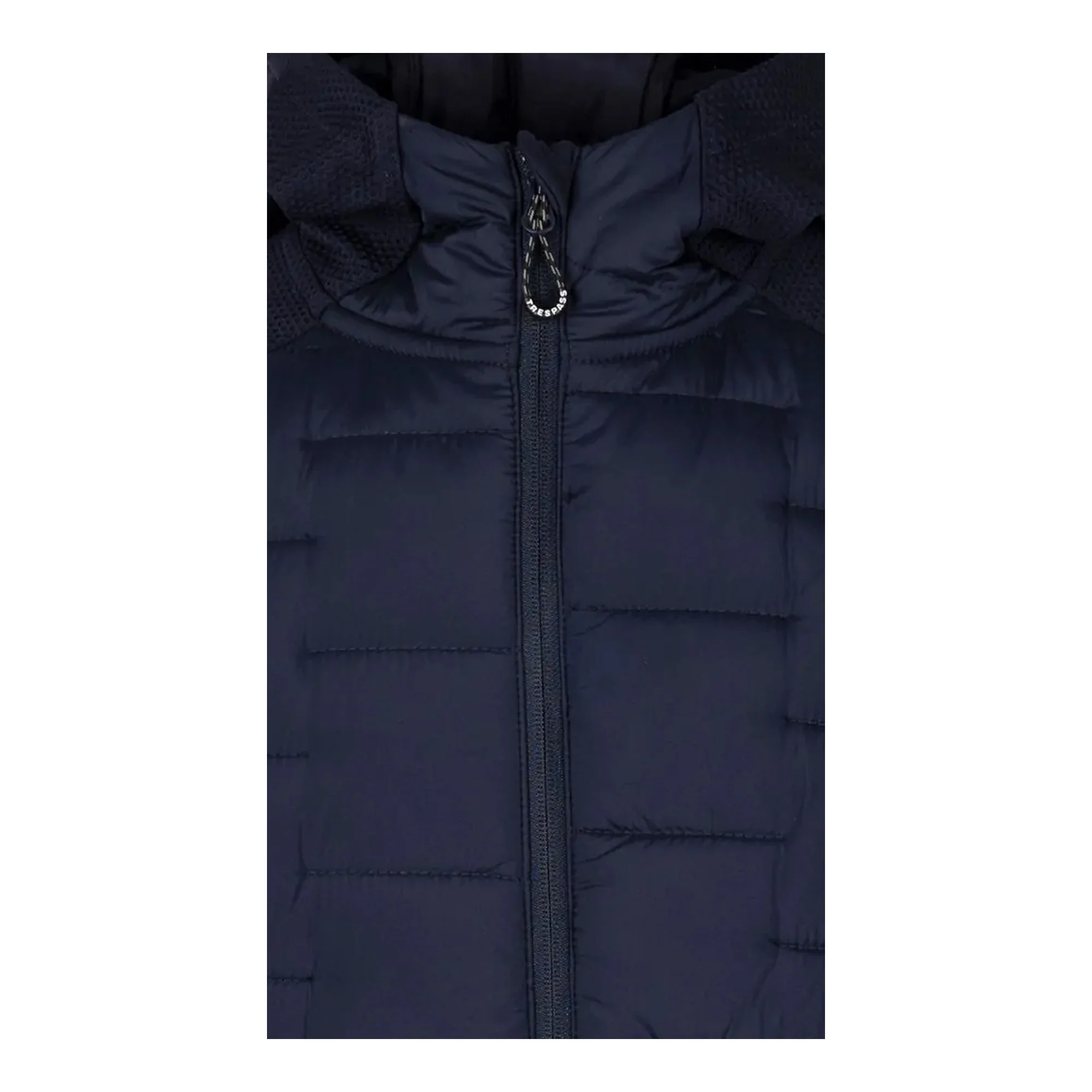 Trespass Mens Heber Hybrid Hoodie Navy - Image 4