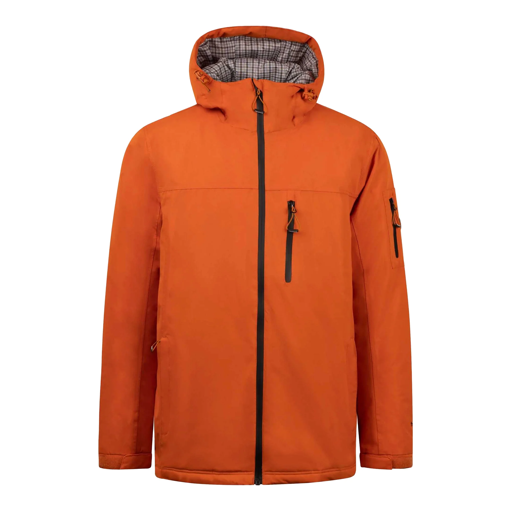 Trespass Mens Kirkbost Jacket Spice Orange - Image 3