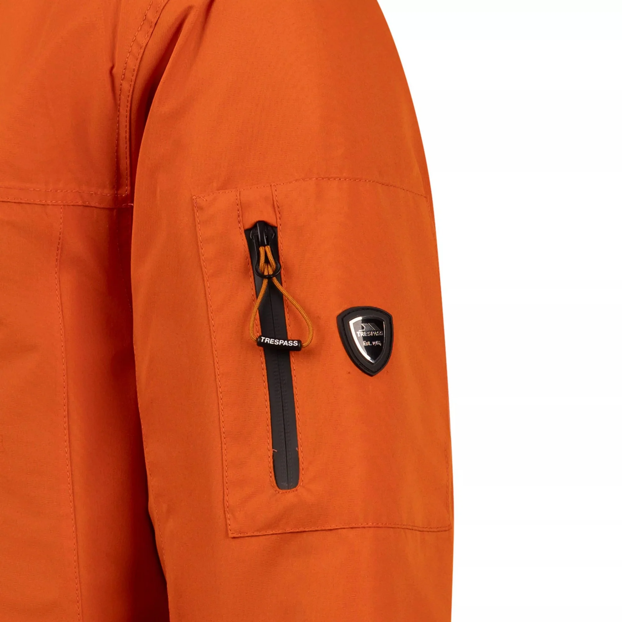 Trespass Mens Kirkbost Jacket Spice Orange - Image 4