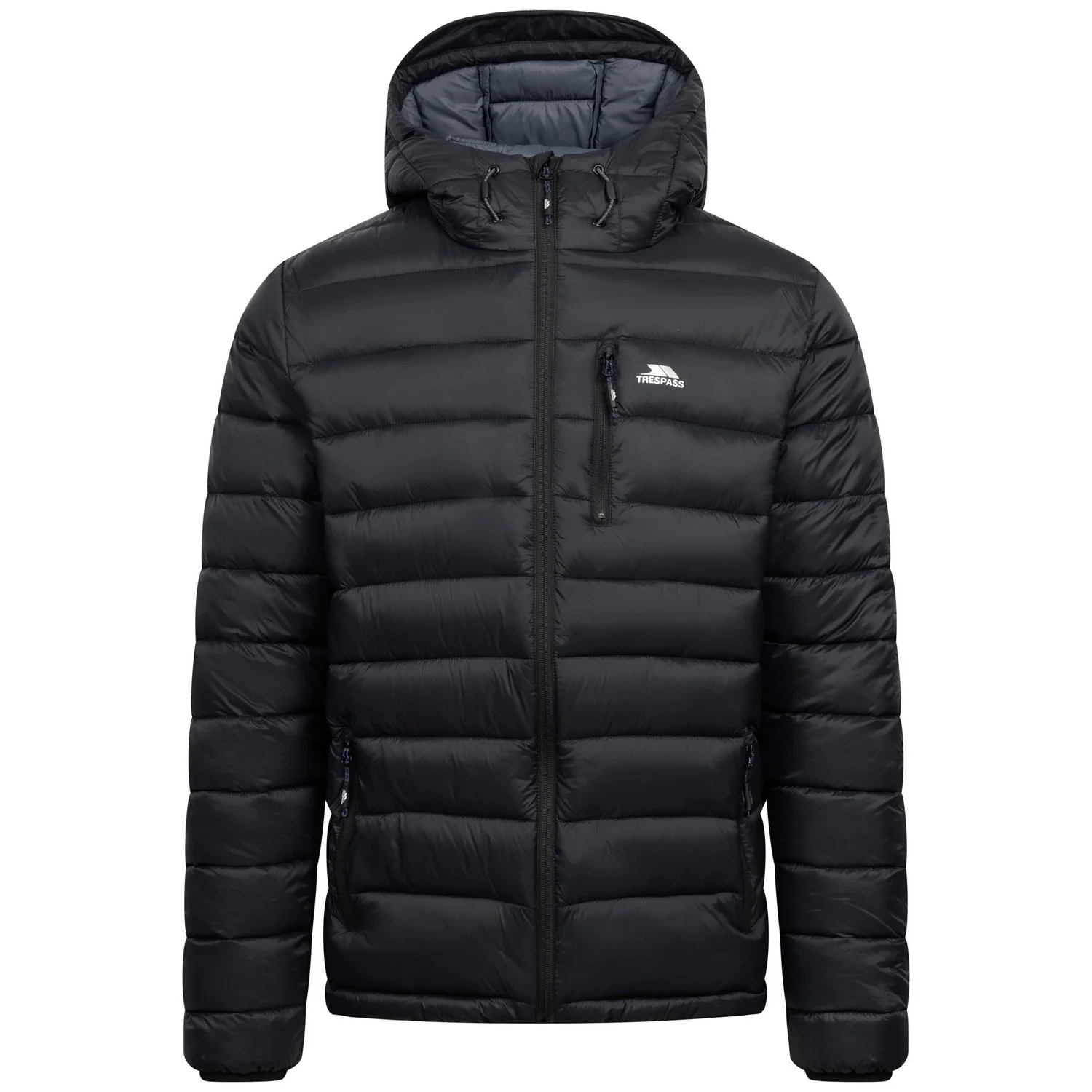 Trespass Mens Mikail Padded Jacket Black - Image 3