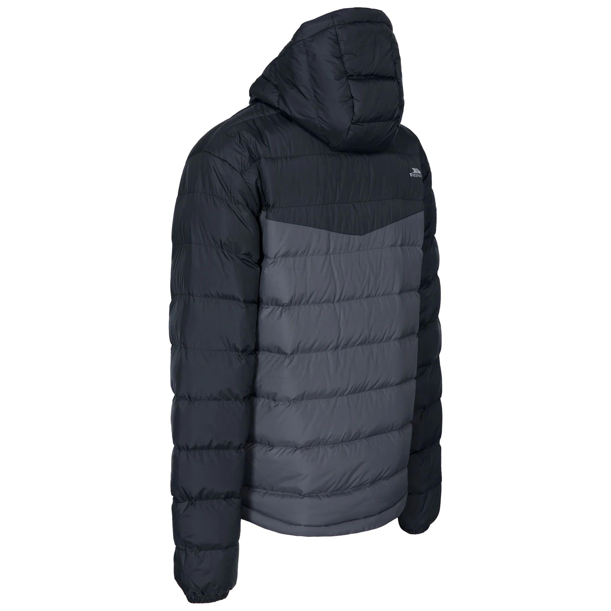 Trespass Mens Oskar Padded Jacket Black - Image 2