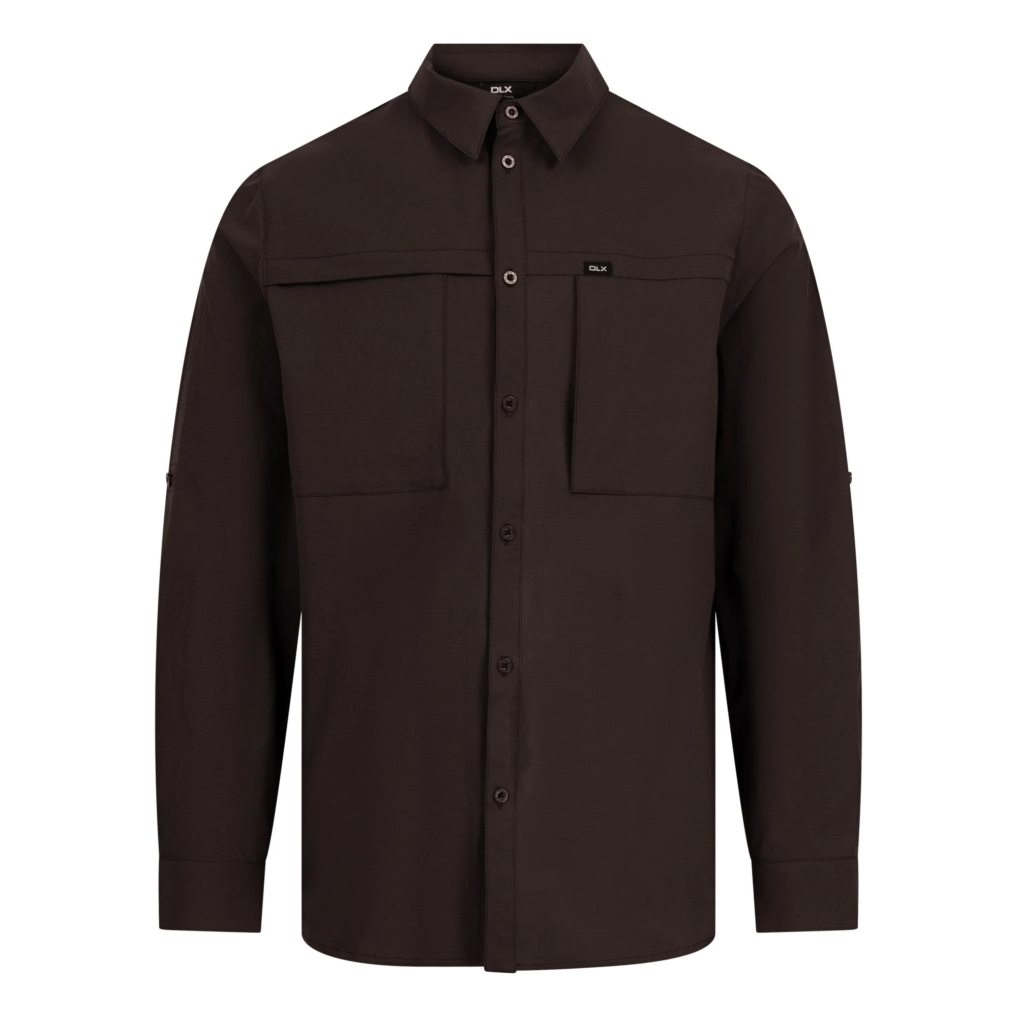 Trespass Mens Santiago DLX Shirt Dark Grey - Image 2