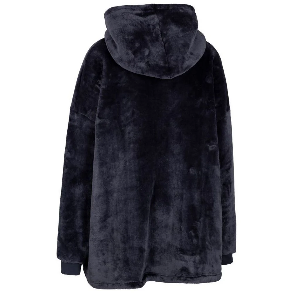 Trespass Unisex Adult Cosiness Oversized Hoodie Blanket Navy - Image 3