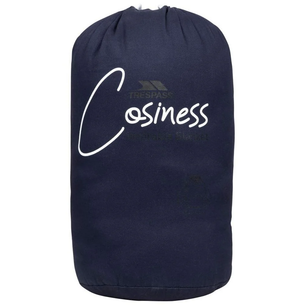 Trespass Unisex Adult Cosiness Oversized Hoodie Blanket Navy - Image 4