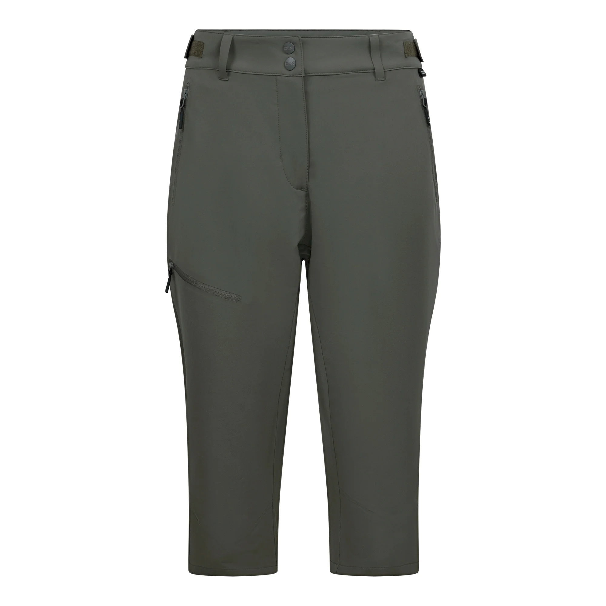 Trespass Womens Agneta DLX 3/4 Length Trousers Smoke green - Image 3
