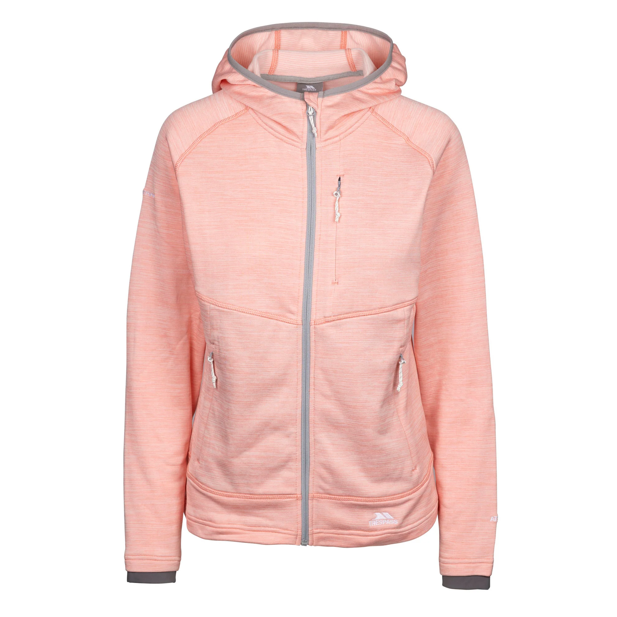 Trespass Womens AT200 Fleece Jacket Pink Shell - Image 3