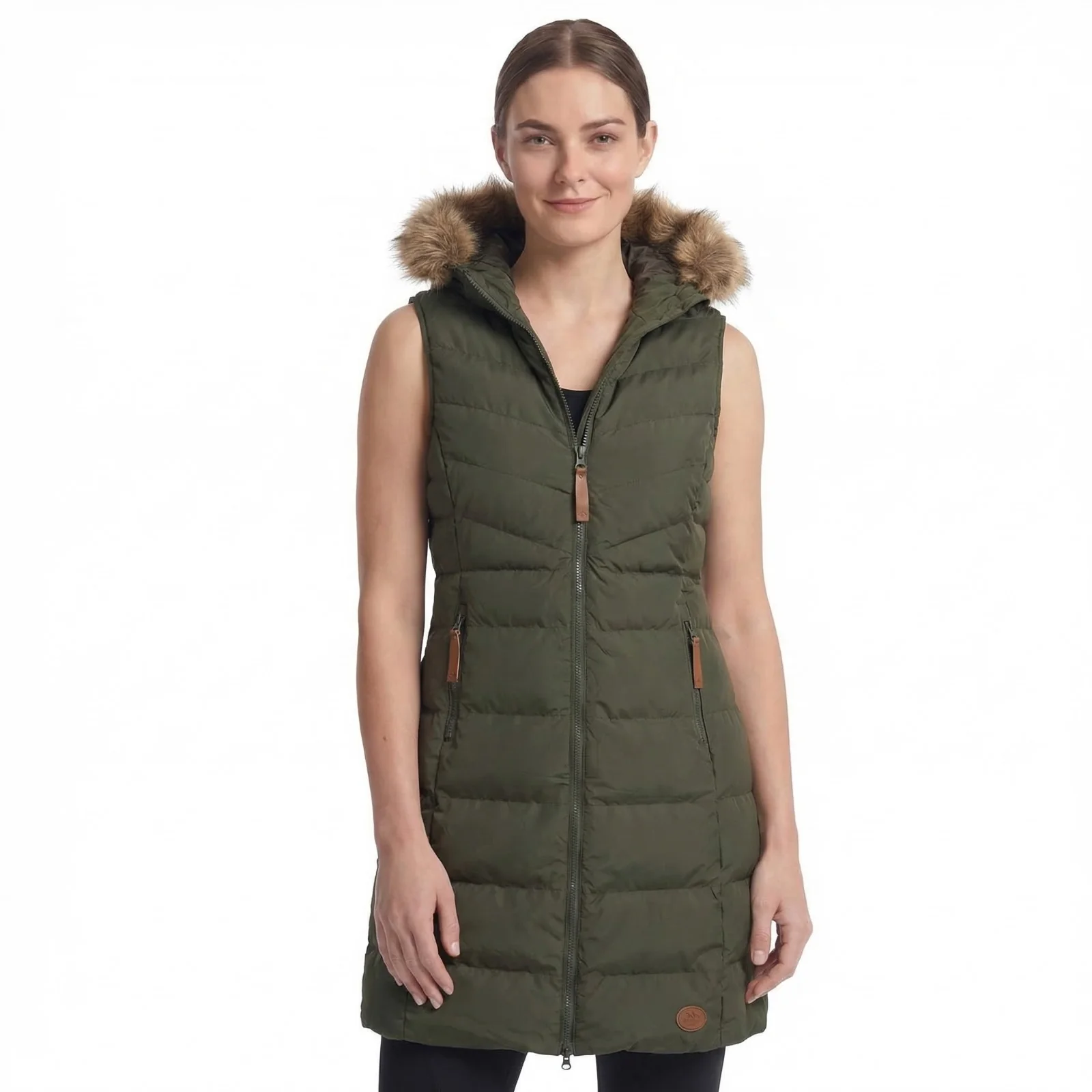 Trespass Womens Audrey Gilet Dark Vine