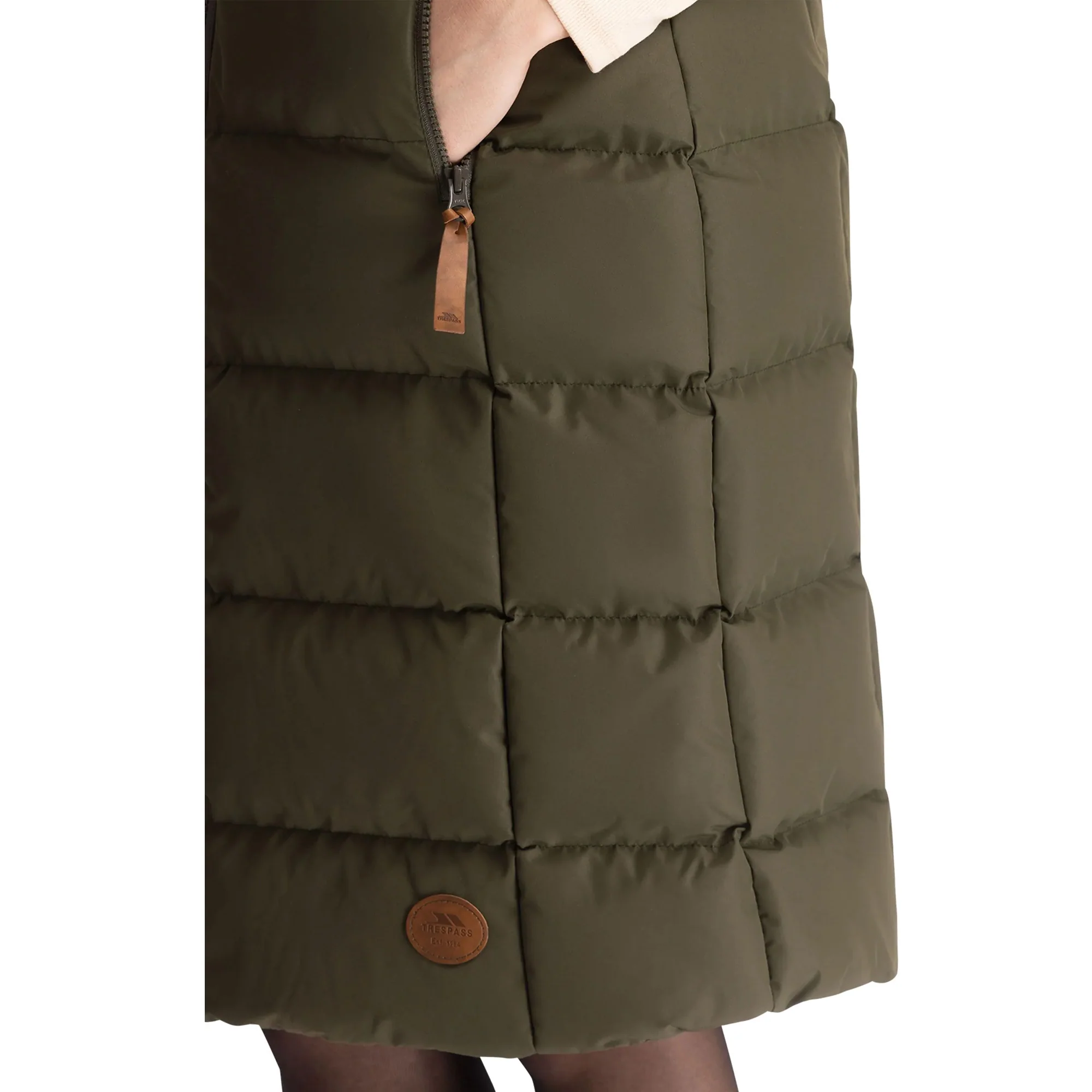 Trespass Womens Audrey Gilet Dark Vine - Image 4