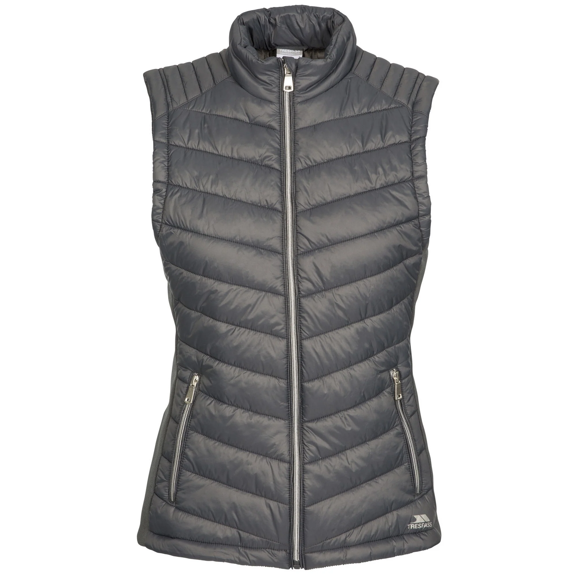 Trespass Womens Elanora Padded Gilet Carbon