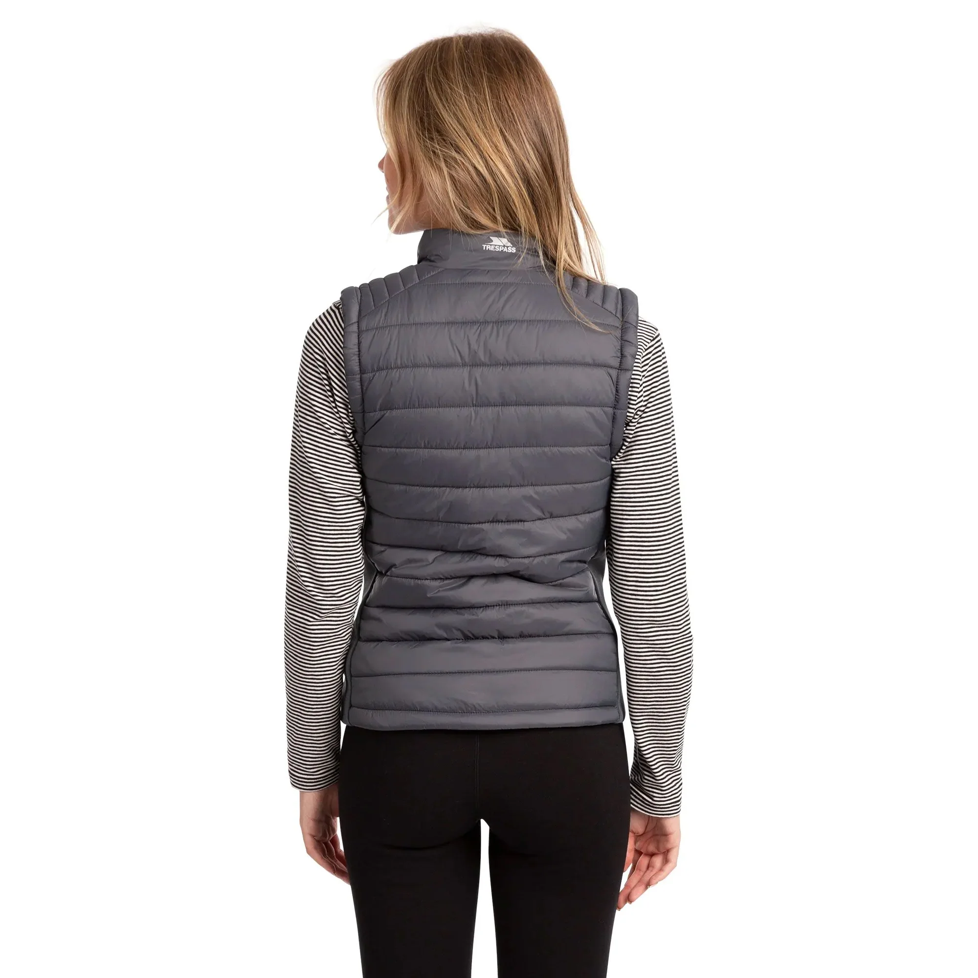Trespass Womens Elanora Padded Gilet Carbon - Image 3