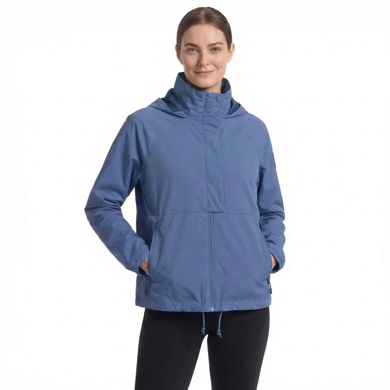 Trespass Womens Erskine Waterproof Jacket Coastal Blue