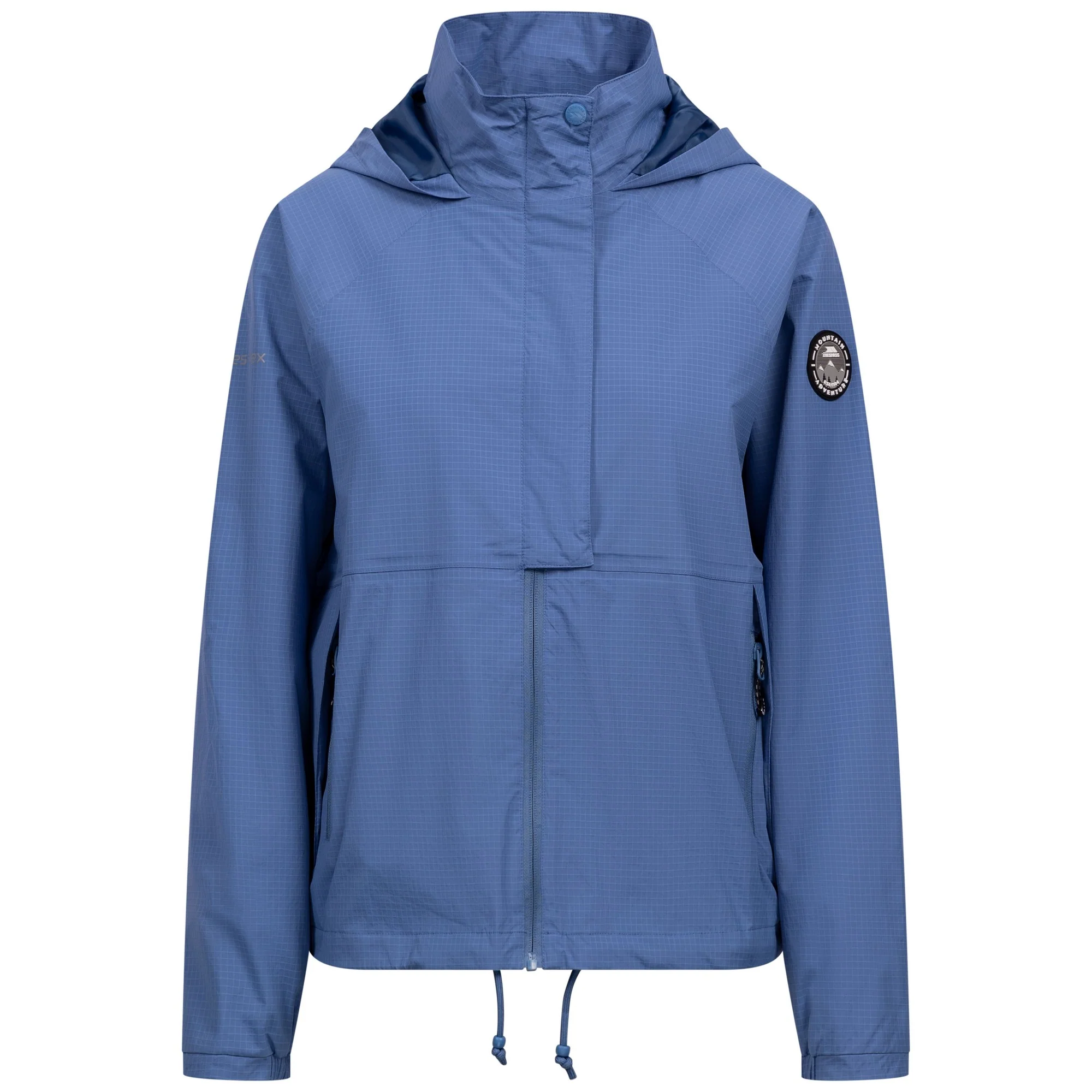 Trespass Womens Erskine Waterproof Jacket Coastal Blue - Image 3