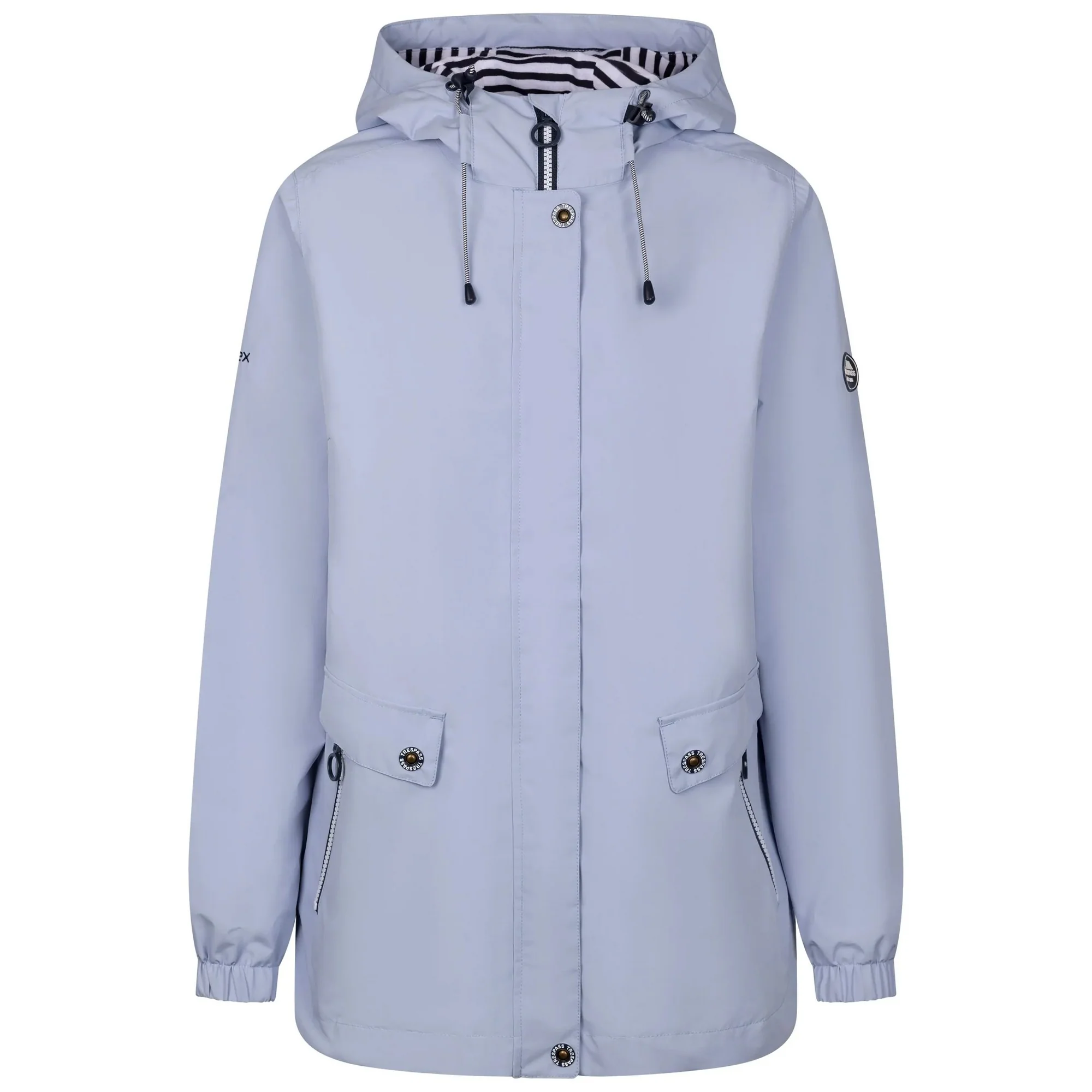 Trespass Womens Flourish Waterproof Jacket Cool Blue