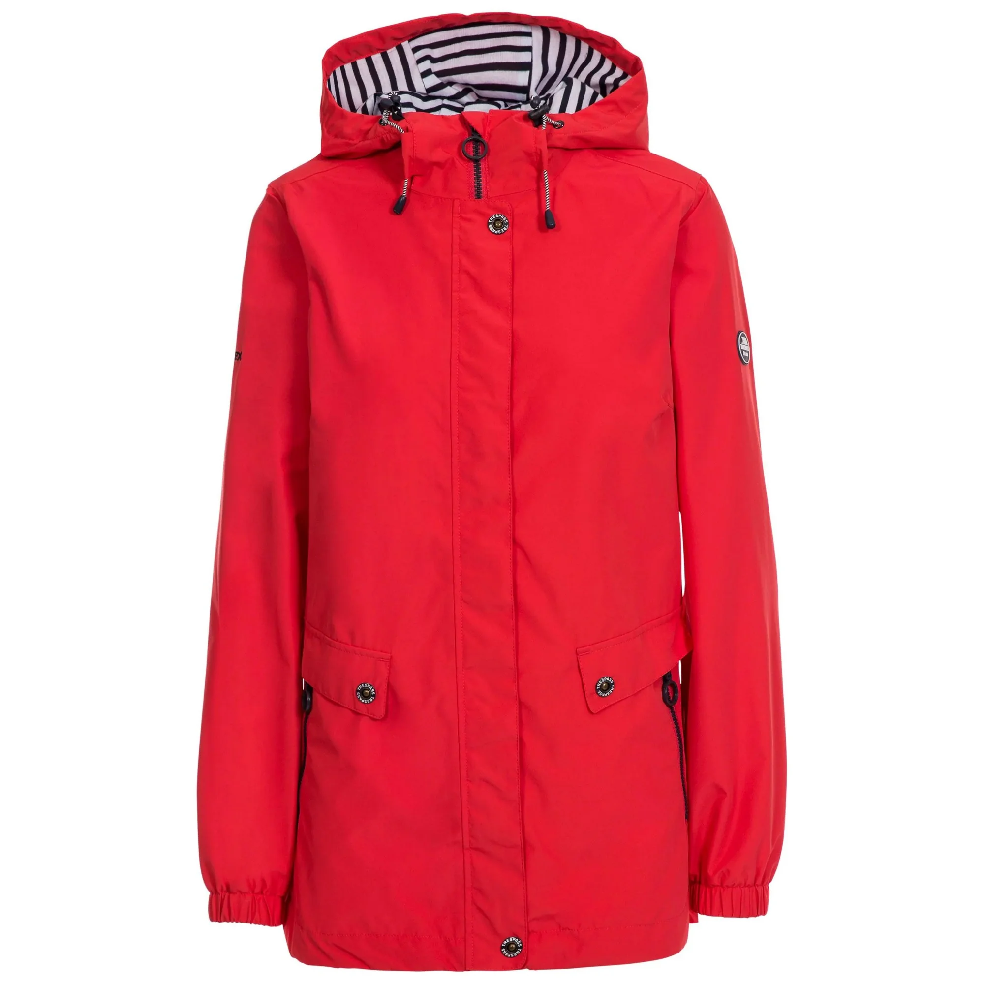 Trespass Womens Flourish Waterproof Jacket Red