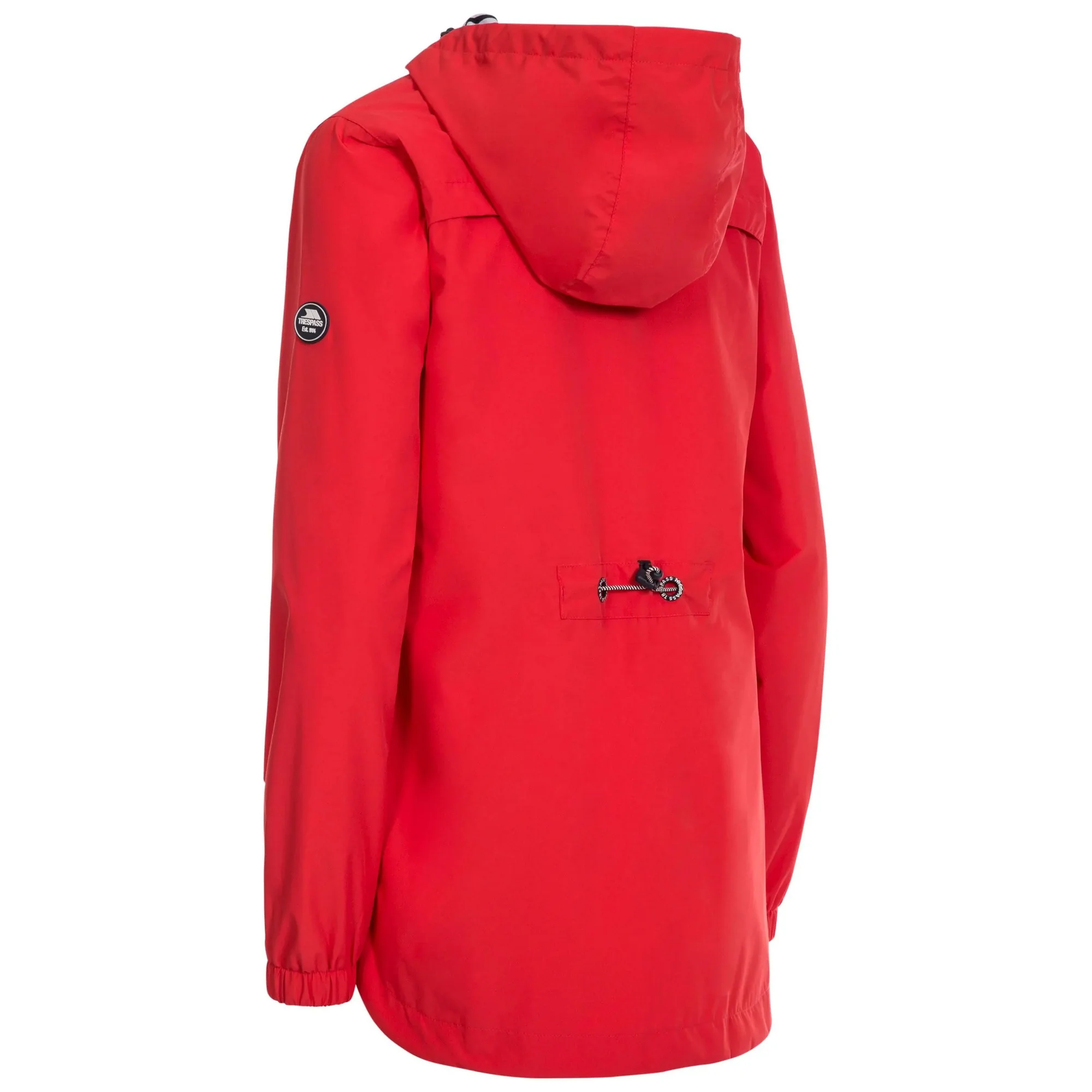 Trespass Womens Flourish Waterproof Jacket Red - Image 2