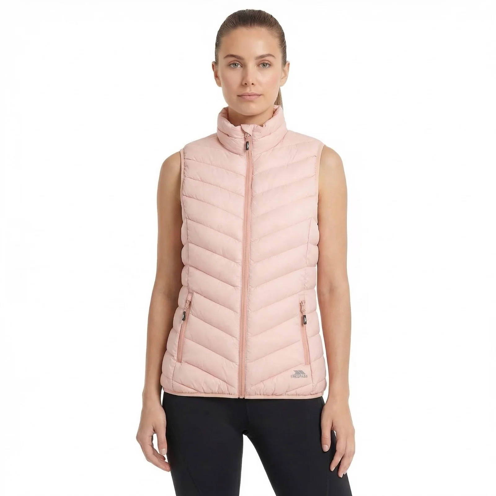 Trespass Womens Giana Down Gilet Misty Rose