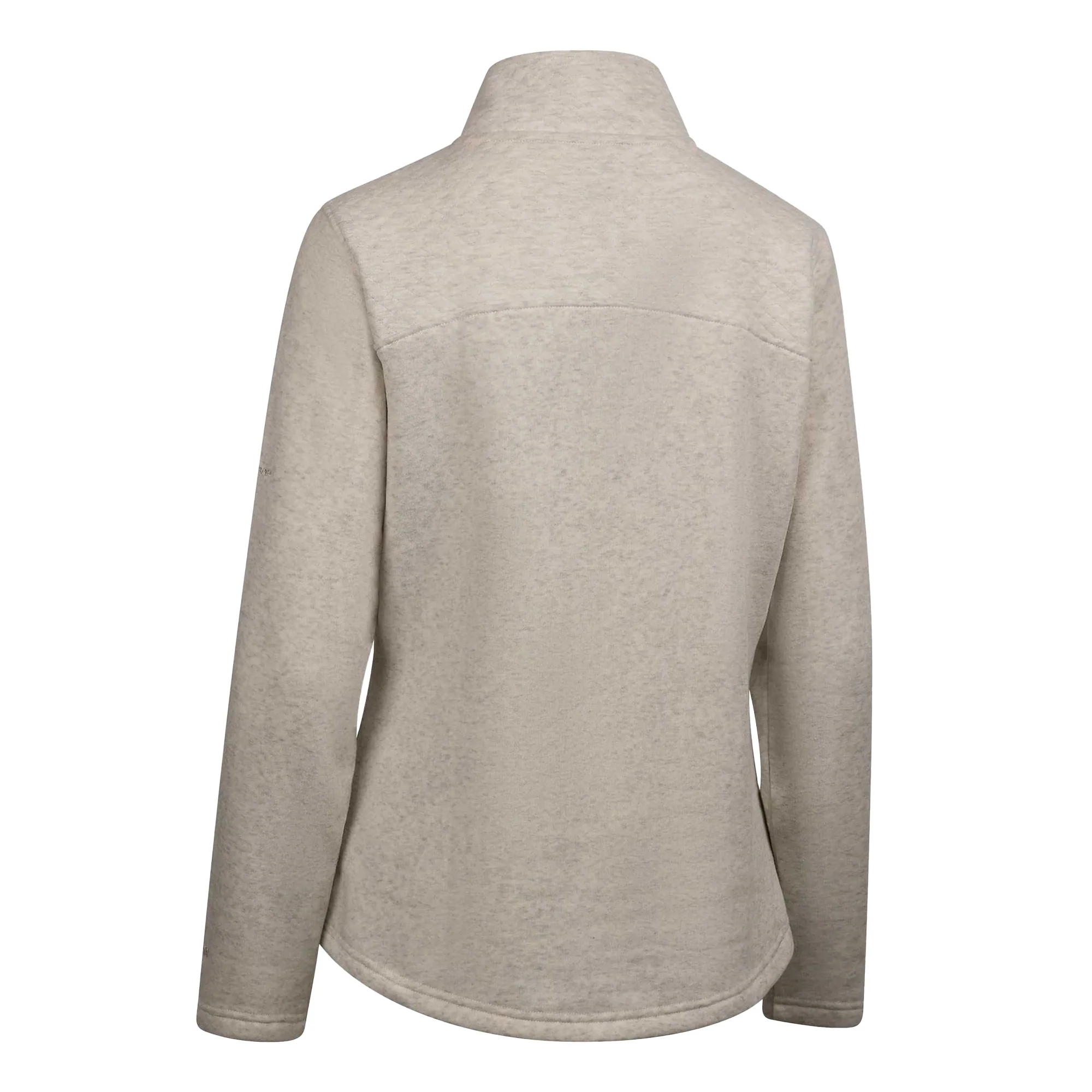 Trespass Womens Hoxie Marl Fleece Top Cream Marl - Image 2
