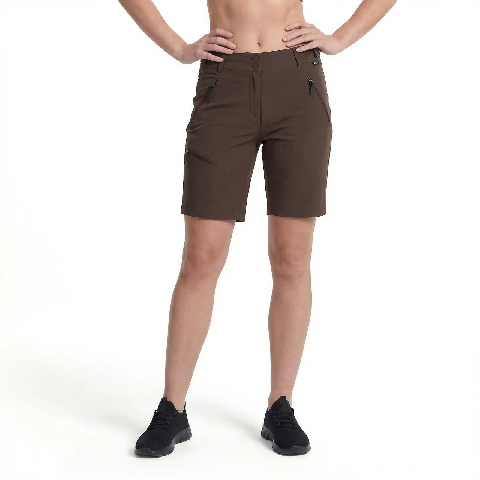 Trespass Womens Jocelyn DLX Cargo Shorts Peat