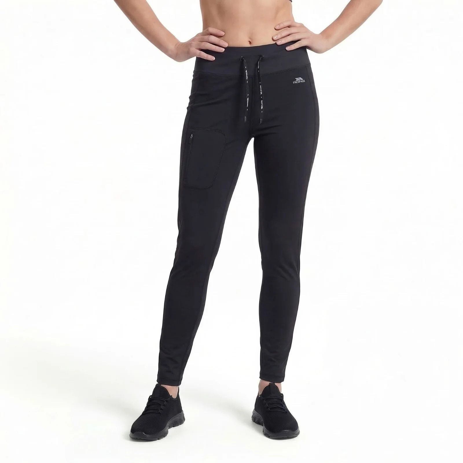 Trespass Womens Jovana Softshell Leggings Black