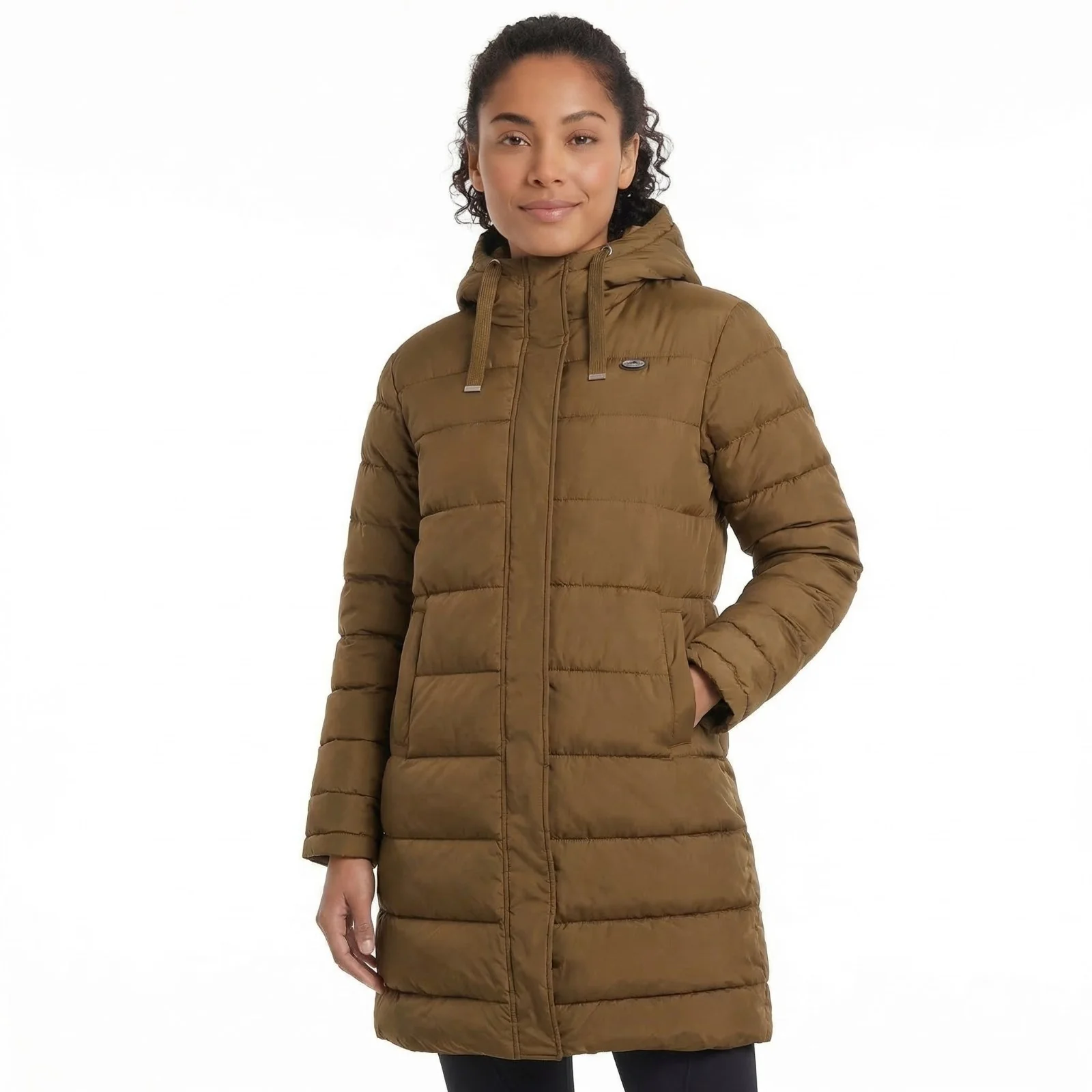 Trespass Womens Leyla Padded Jacket Dark Olive