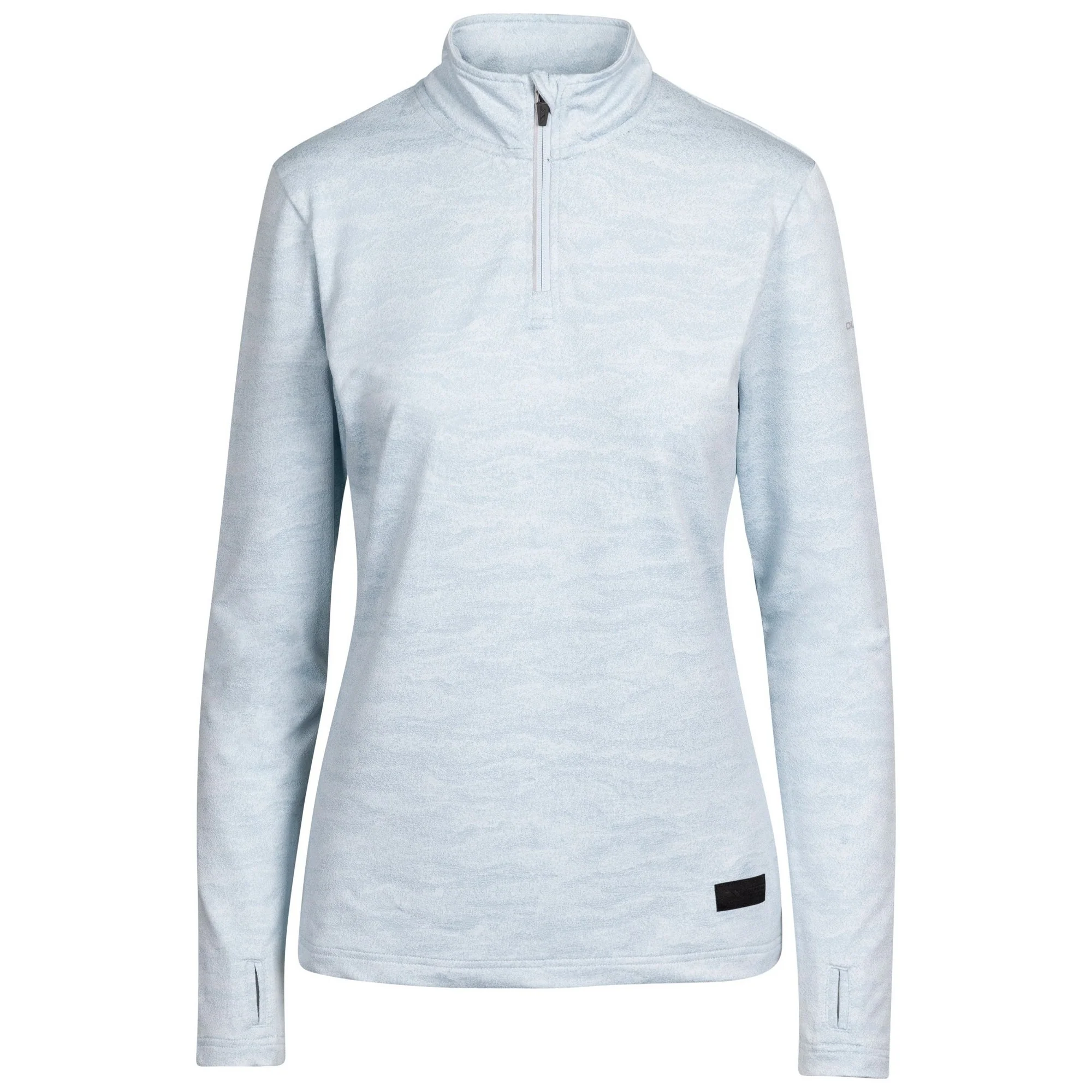 Trespass Womens Livia TP75 Long-Sleeved Active Top Seafoam - Image 3
