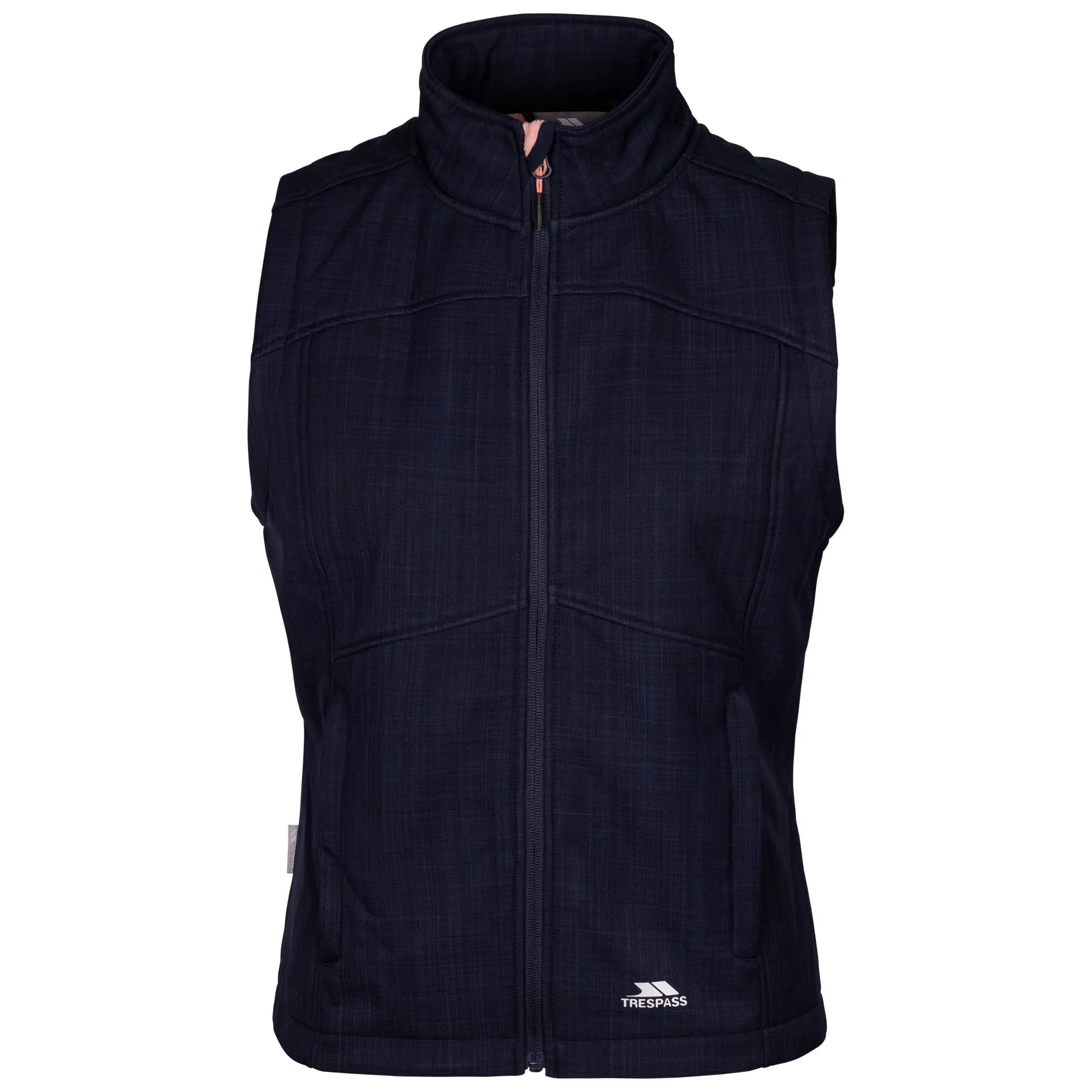 Trespass Womens Mereb TP50 Softshell Lightweight Gilet Navy Marl - Image 3