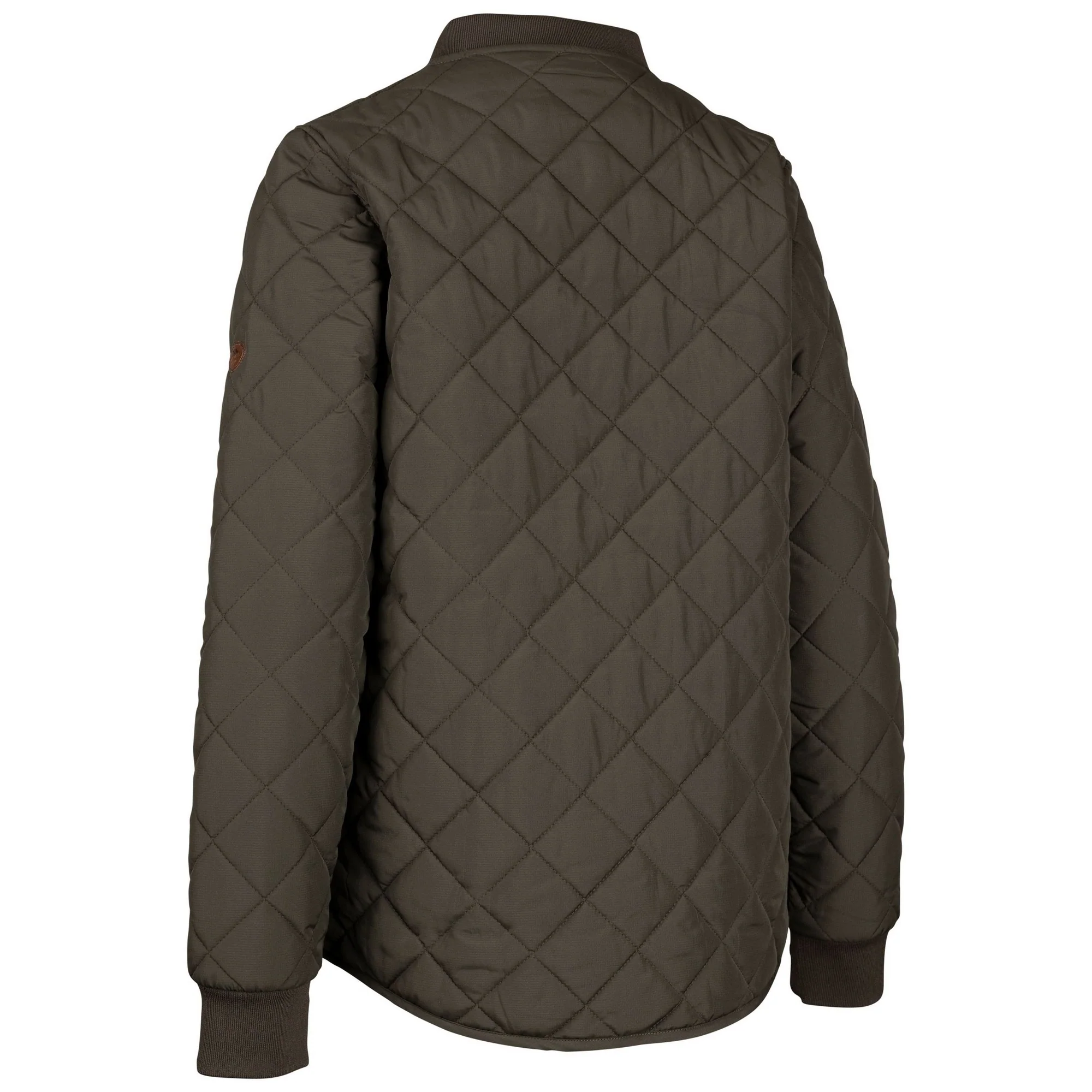 Trespass Womens Oversee Padded Jacket Dark Khaki - Image 2