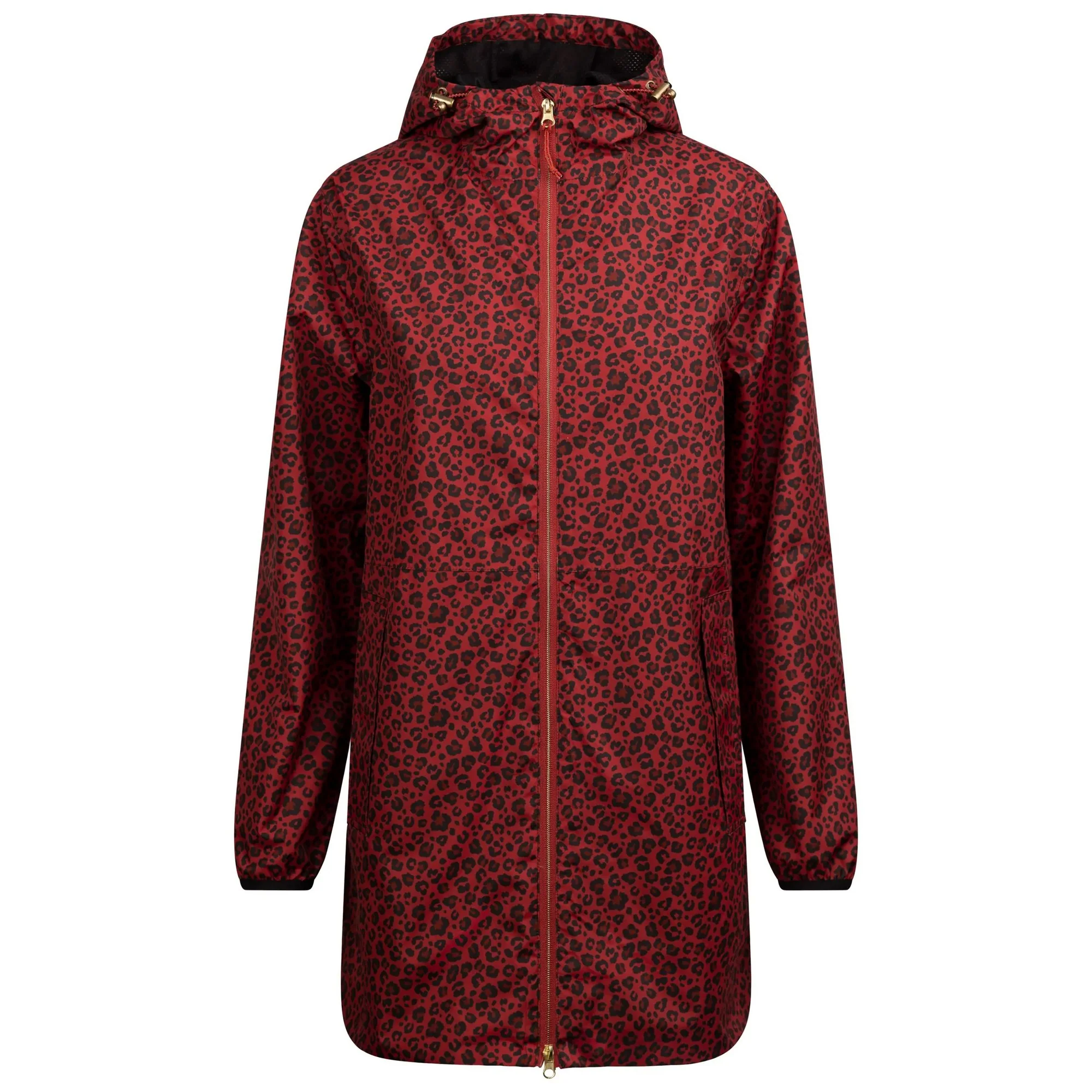 Trespass Womens Parched Waterproof Jacket Burnt Sienna - Image 3