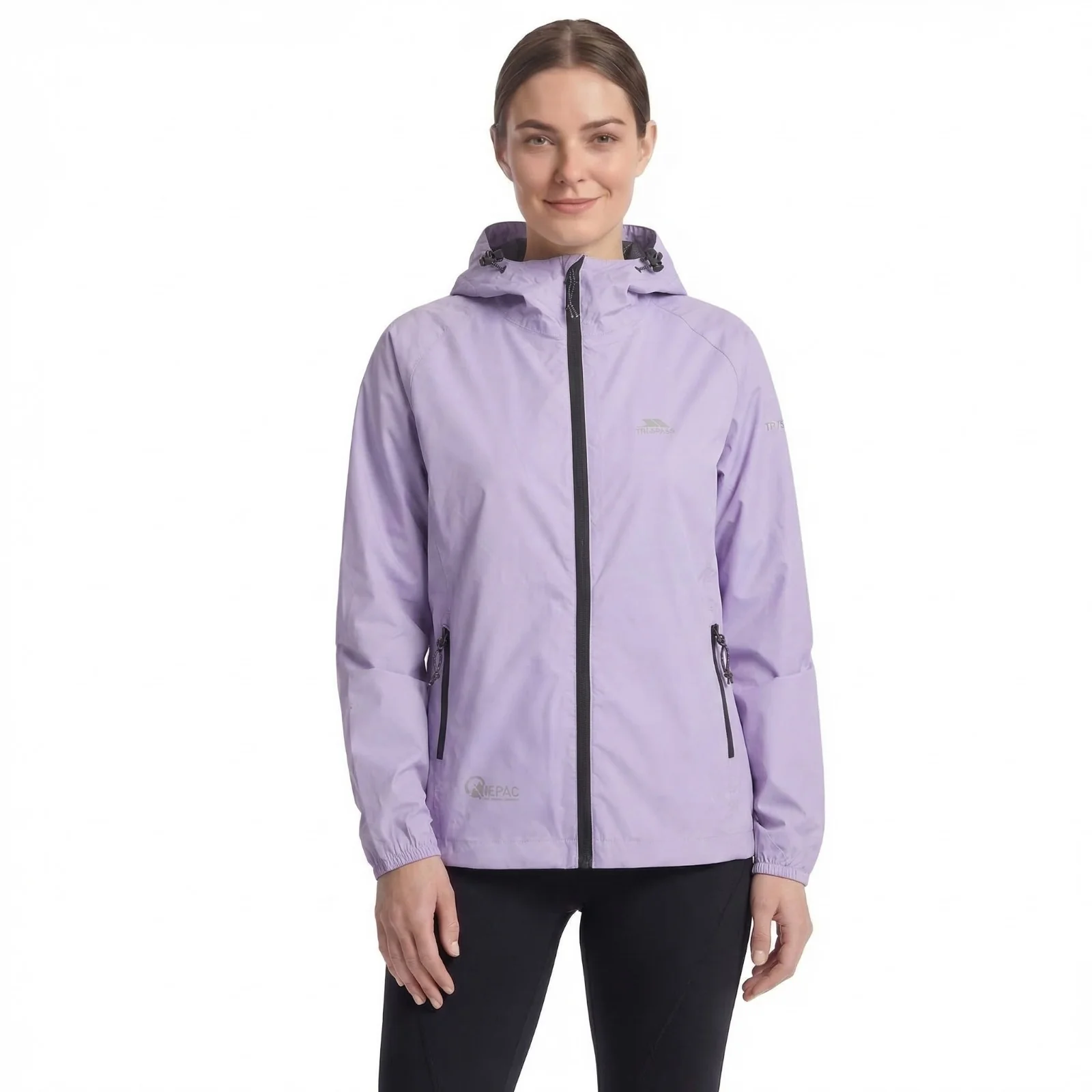 Trespass Womens Qikpac Packaway Waterproof Jacket Gelsomino