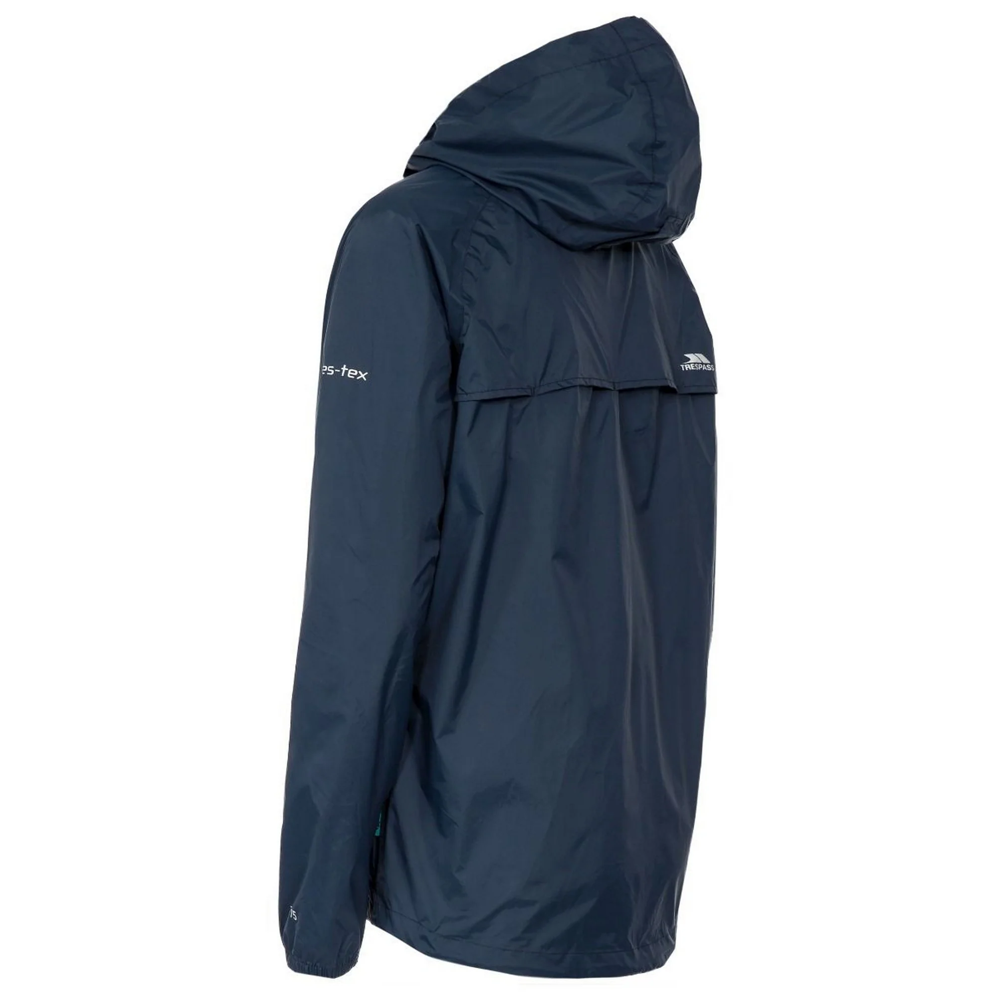 Trespass Womens Qikpac Packaway Waterproof Jacket Navy - Image 2