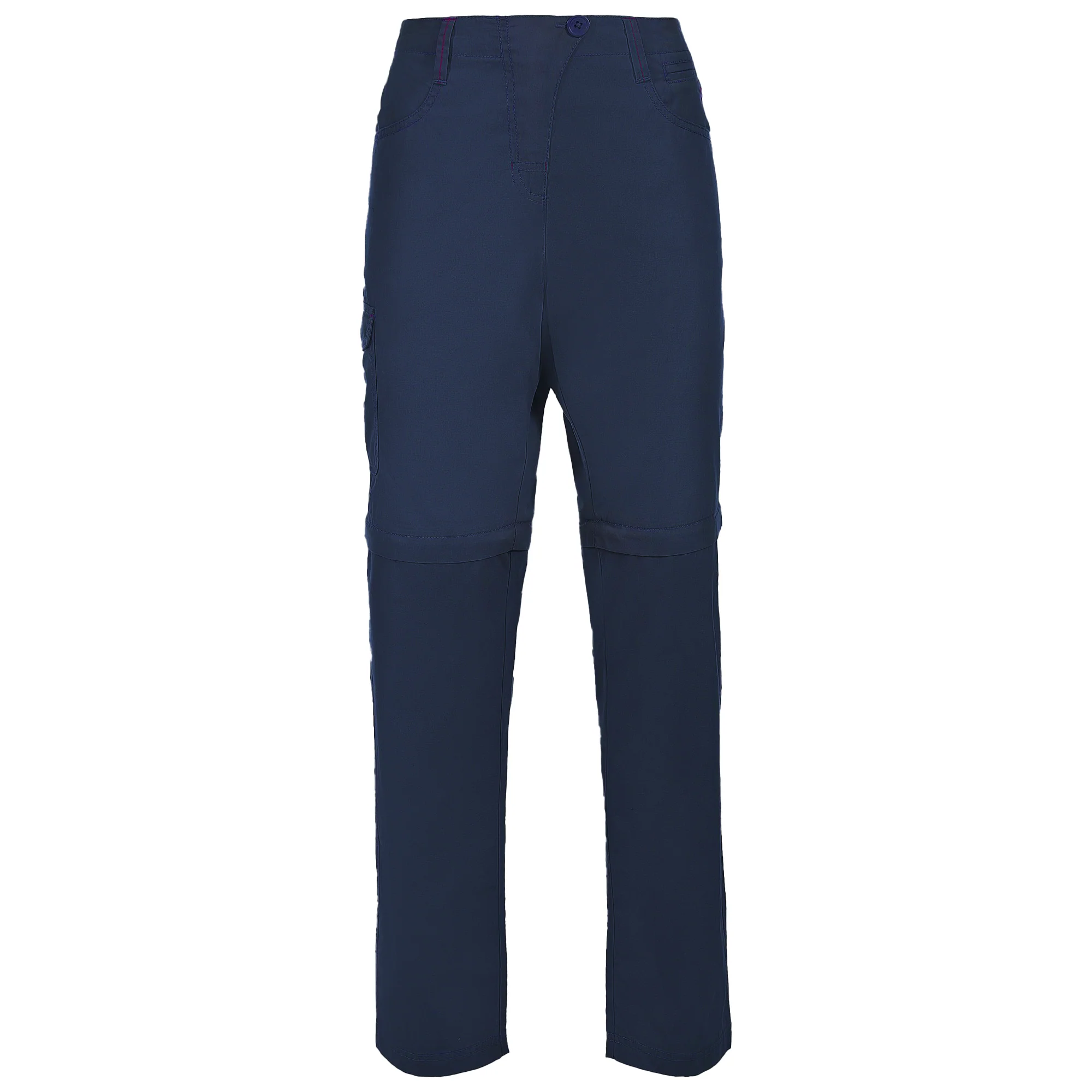 Trespass Womens Rambler Convertible Hiking Trousers Navy