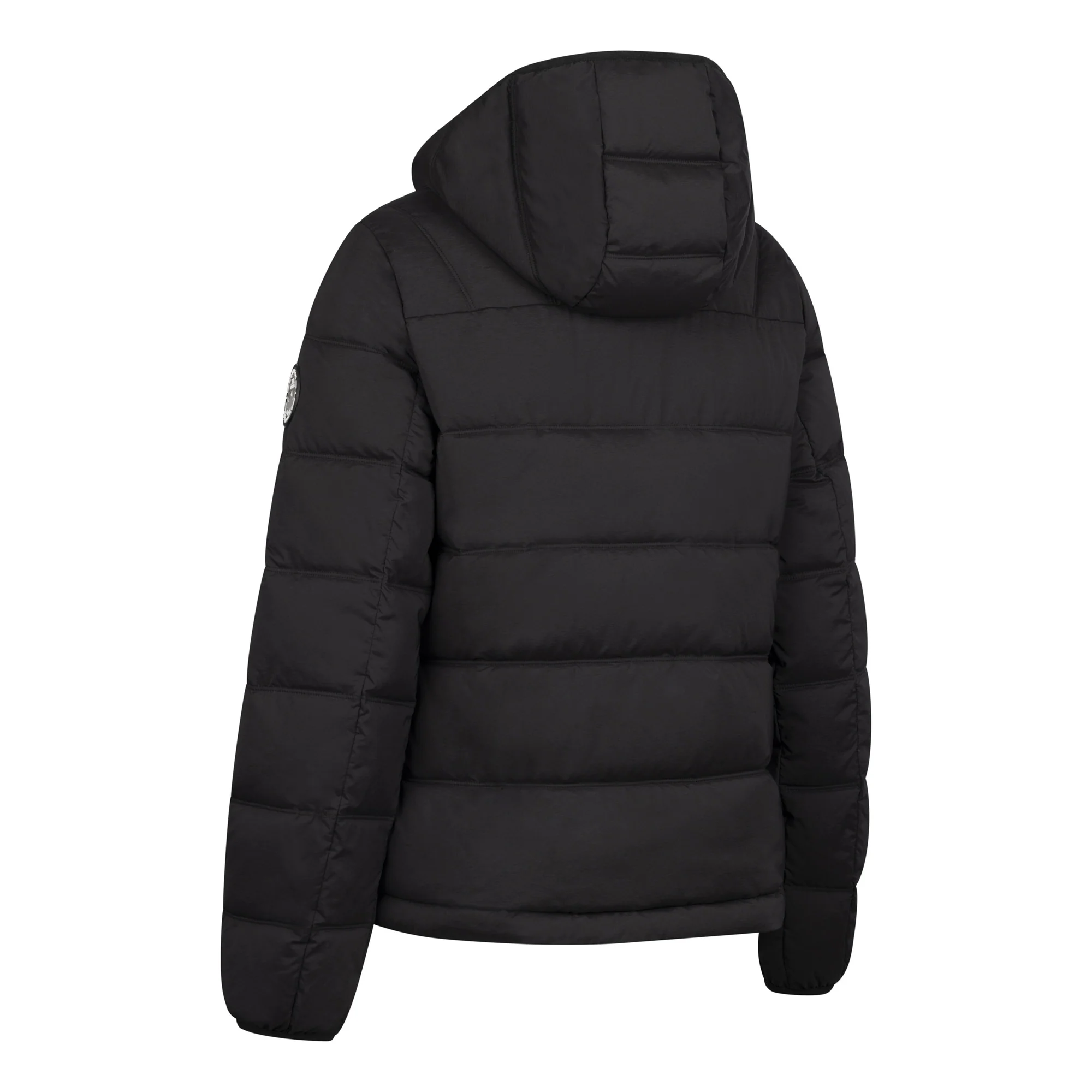 Trespass Womens Rollins Hooded Jacket Black - Image 2