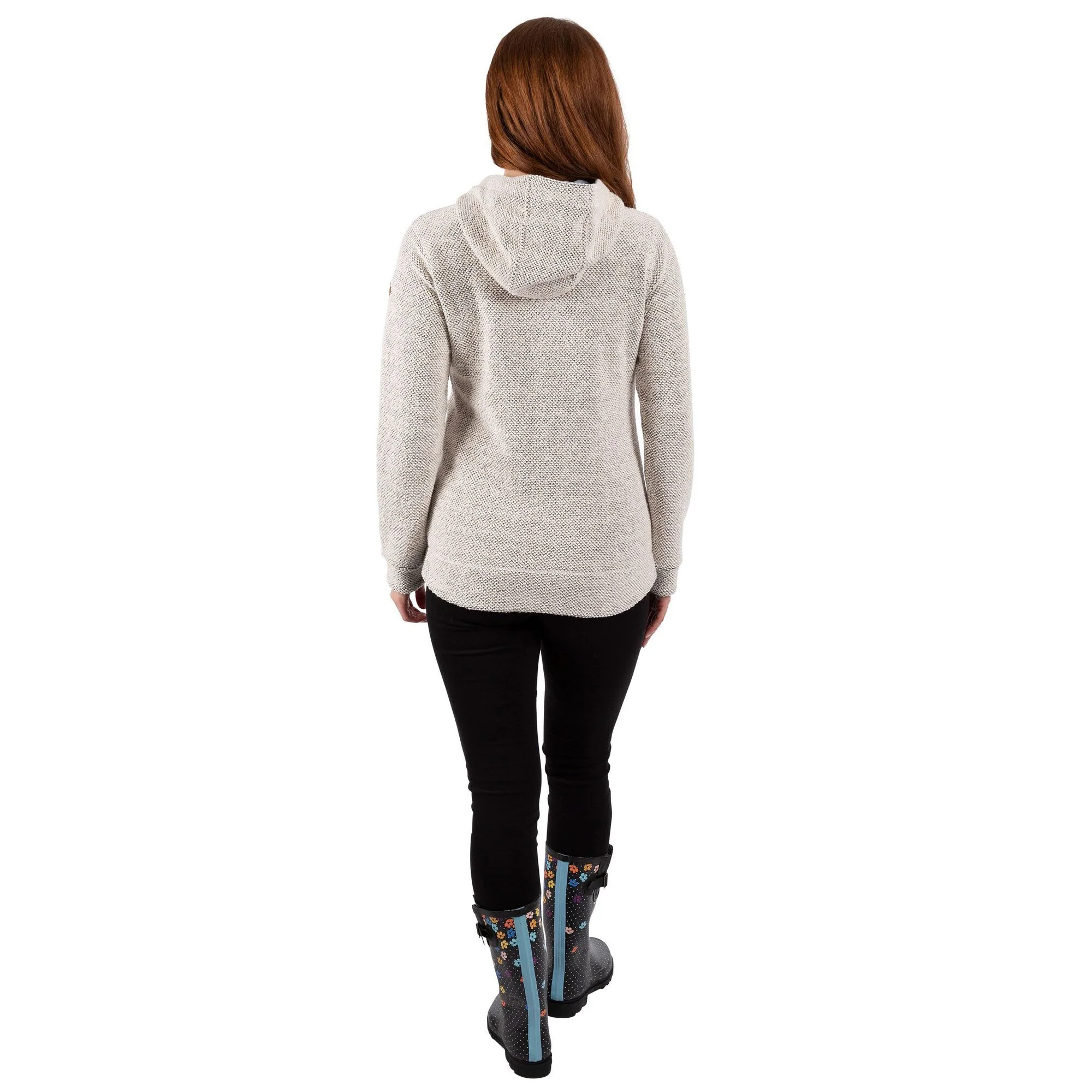 Trespass Womens Ronee Hoodie Off White - Image 4