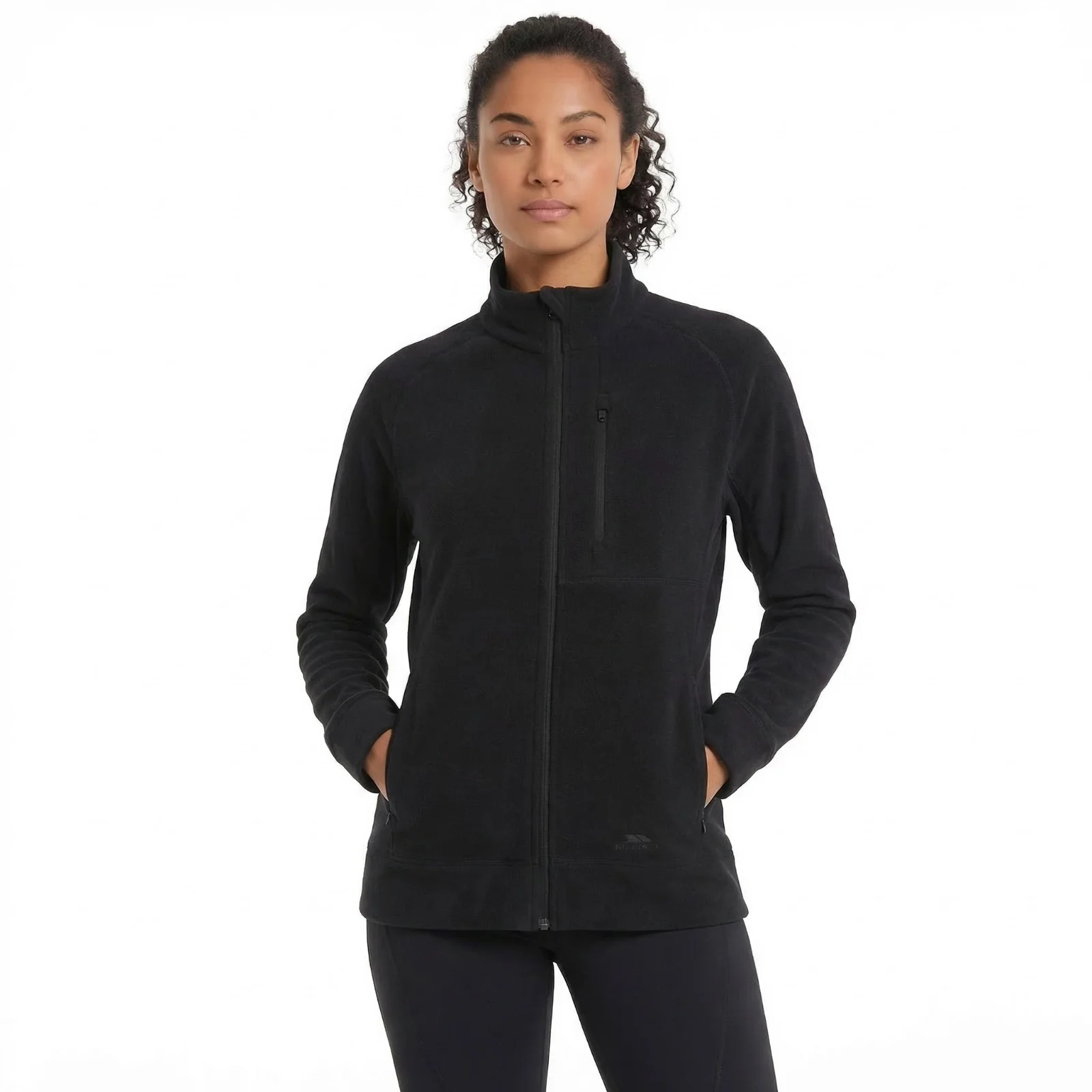 Trespass Womens Script AT200 Fleece Jacket Black