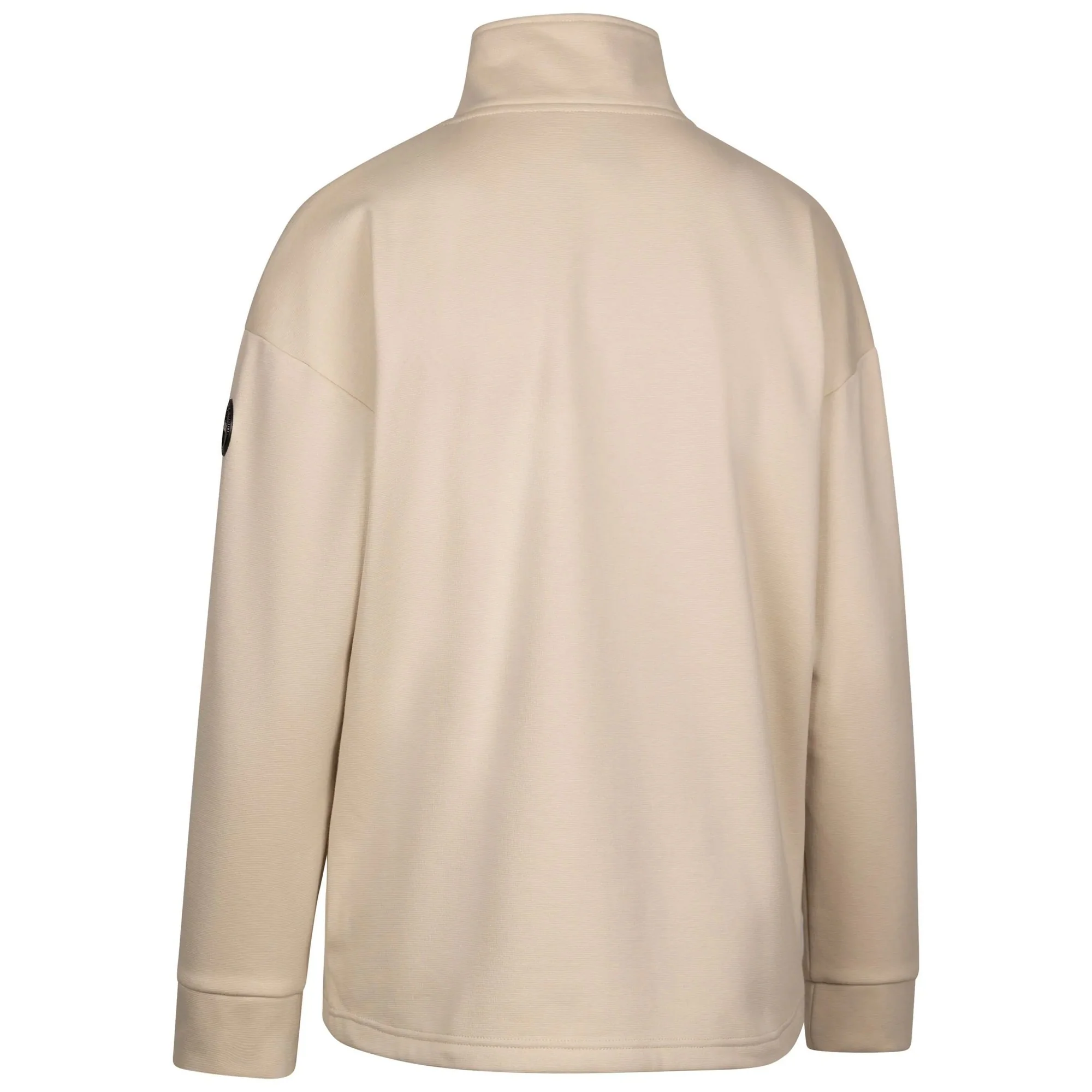Trespass Womens Siobhan DLX Fleece Top Soft Stone - Image 2