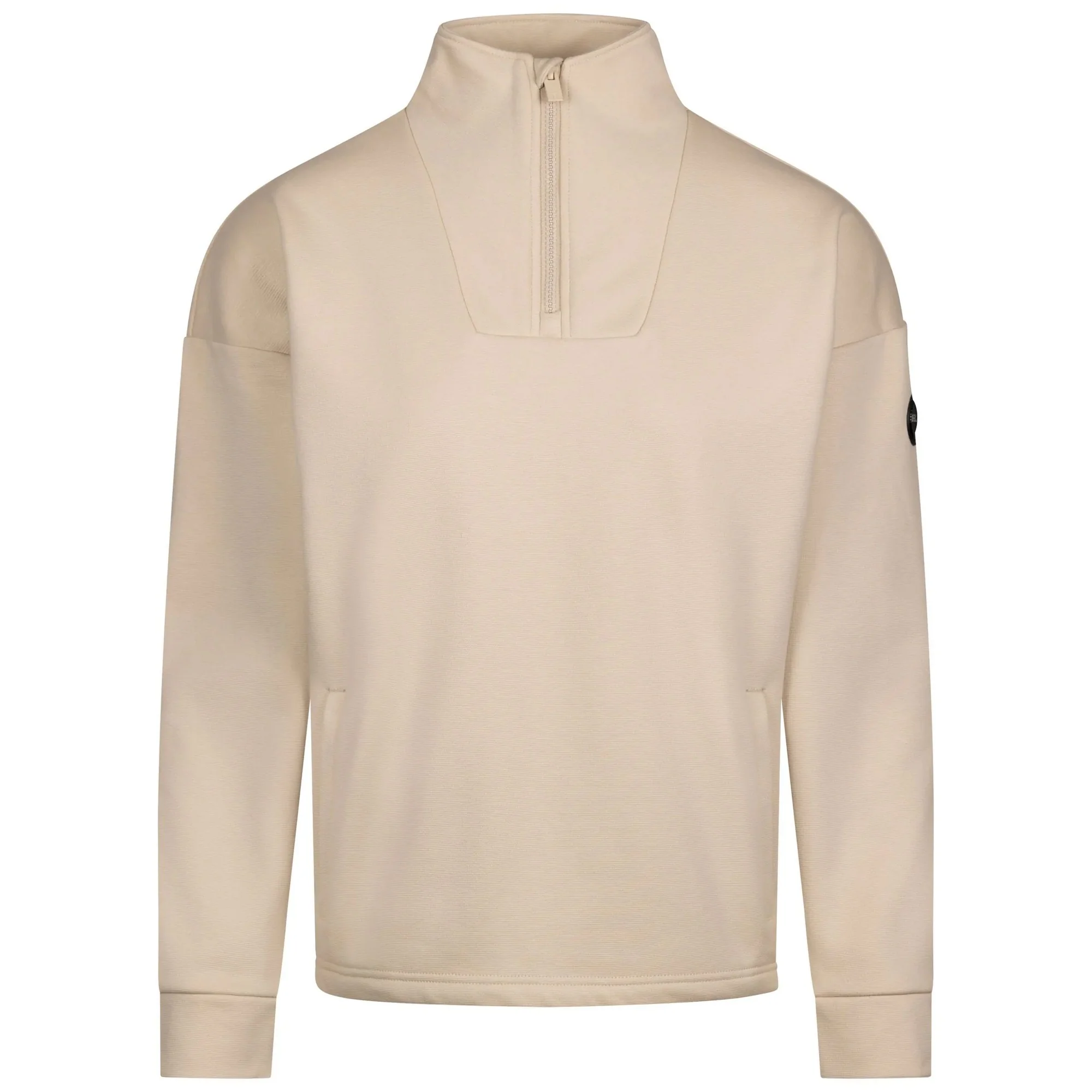 Trespass Womens Siobhan DLX Fleece Top Soft Stone - Image 3