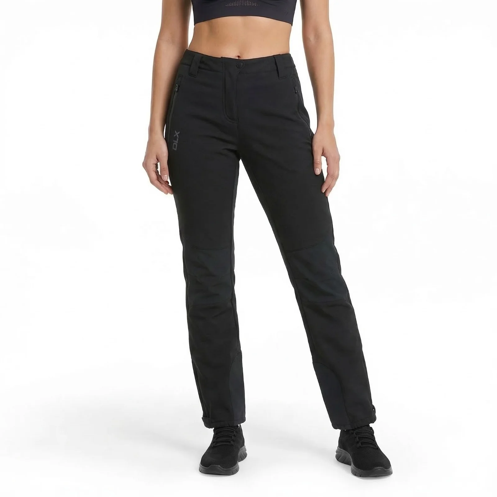 Trespass Womens Sola Softshell Outdoor Trousers Black