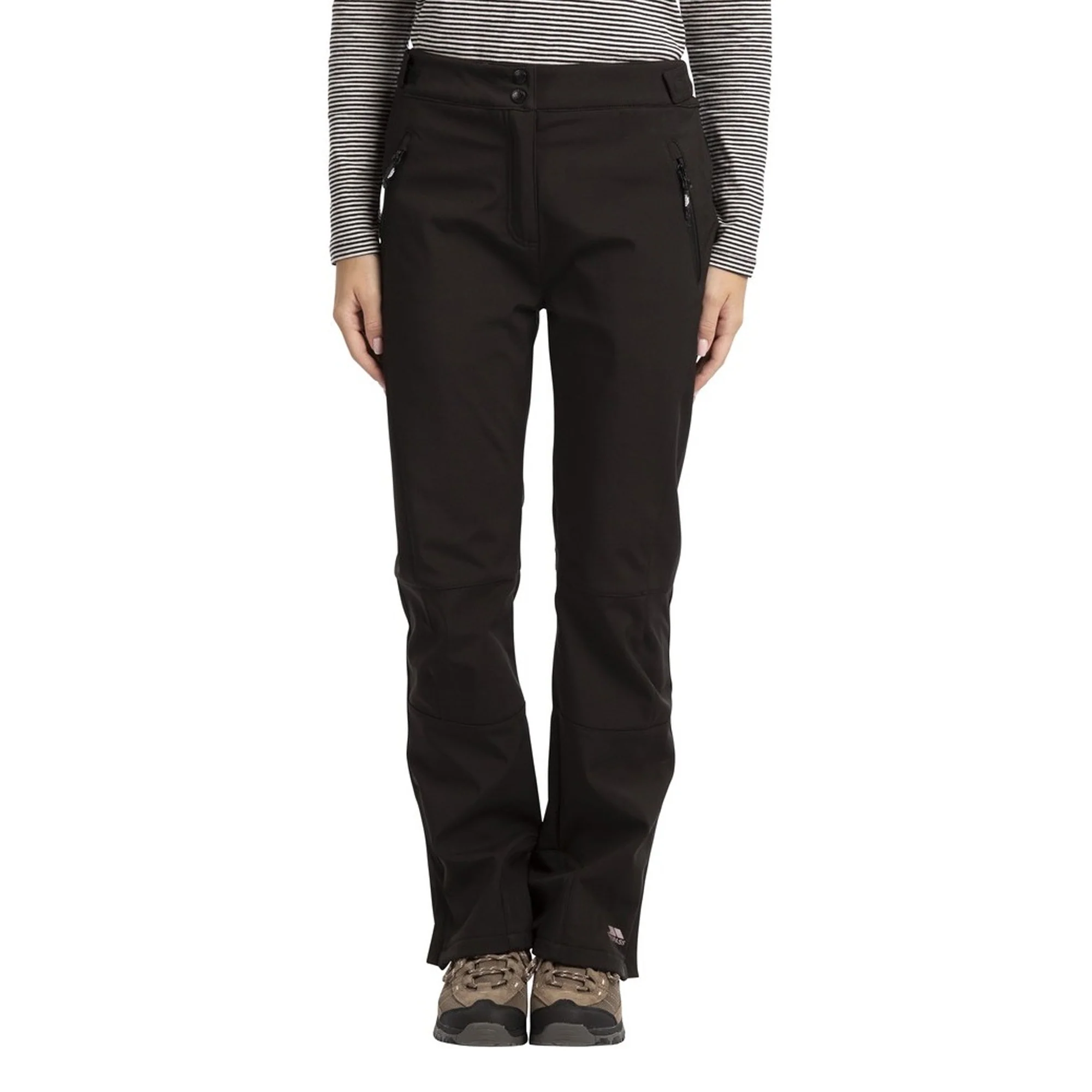Trespass Womens Squidge II Water Resistant Hiking Trousers Black - Image 3
