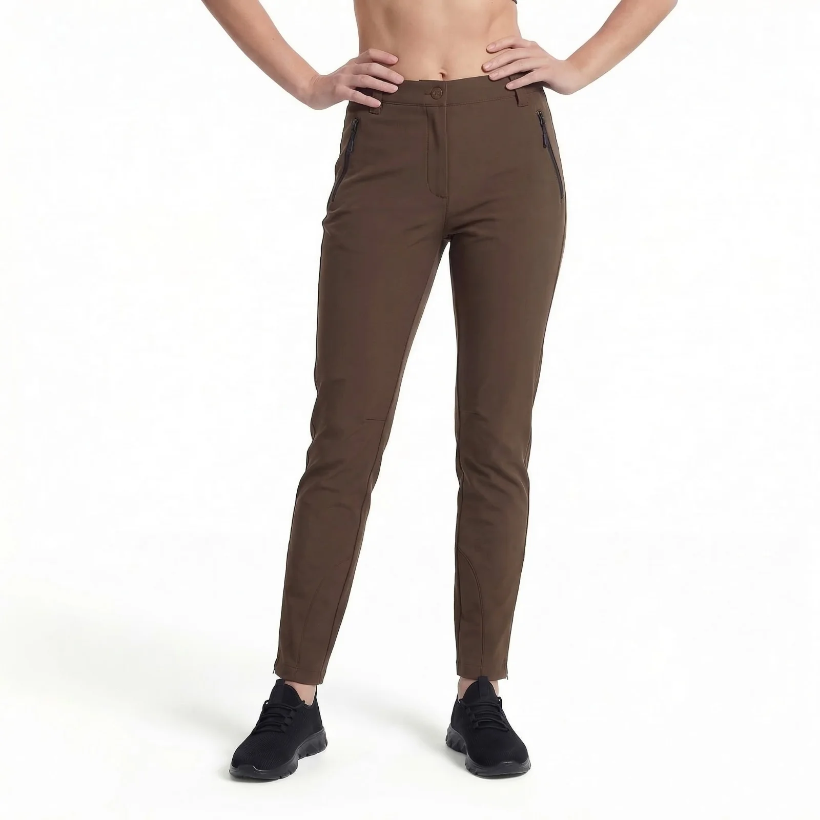 Trespass Womens Tawny DLX Softshell Trousers Peat