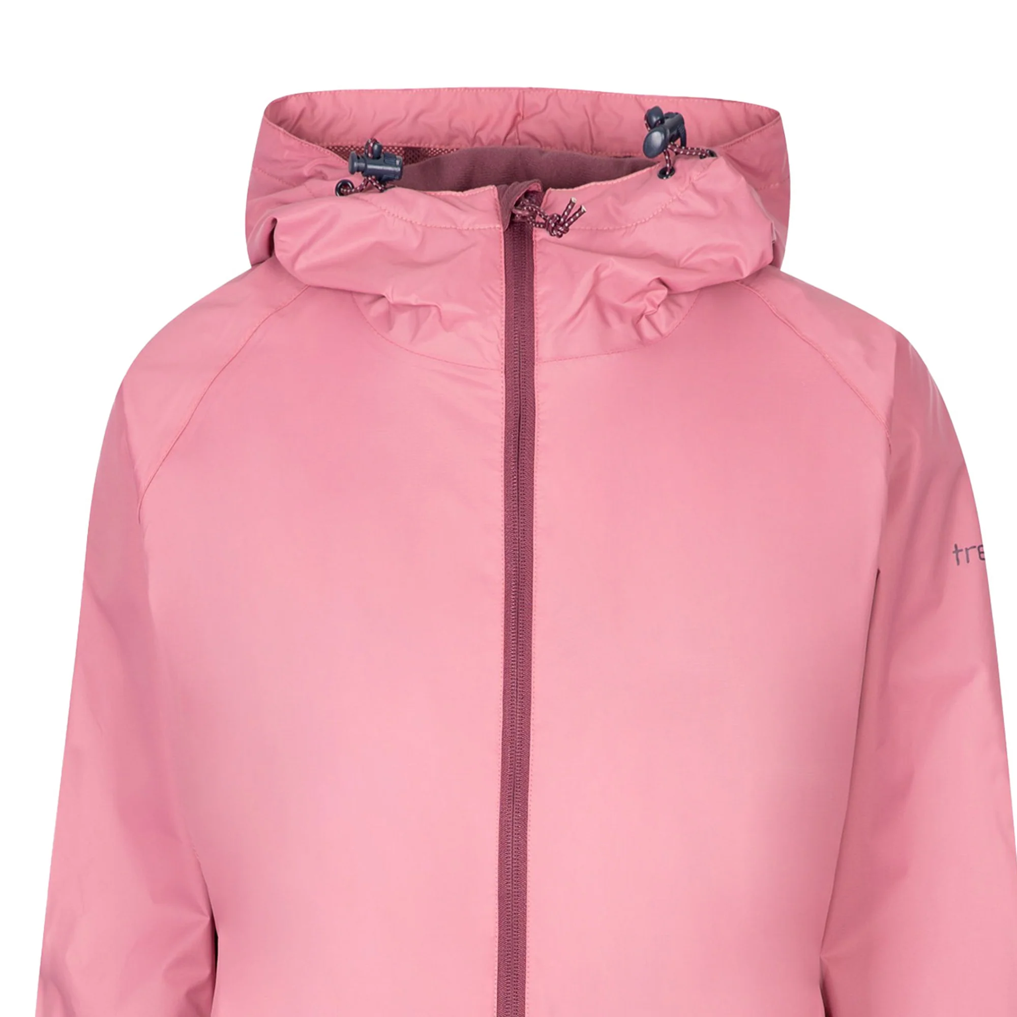 Trespass Womens Tayah II Waterproof Jacket Rose Blush - Image 3