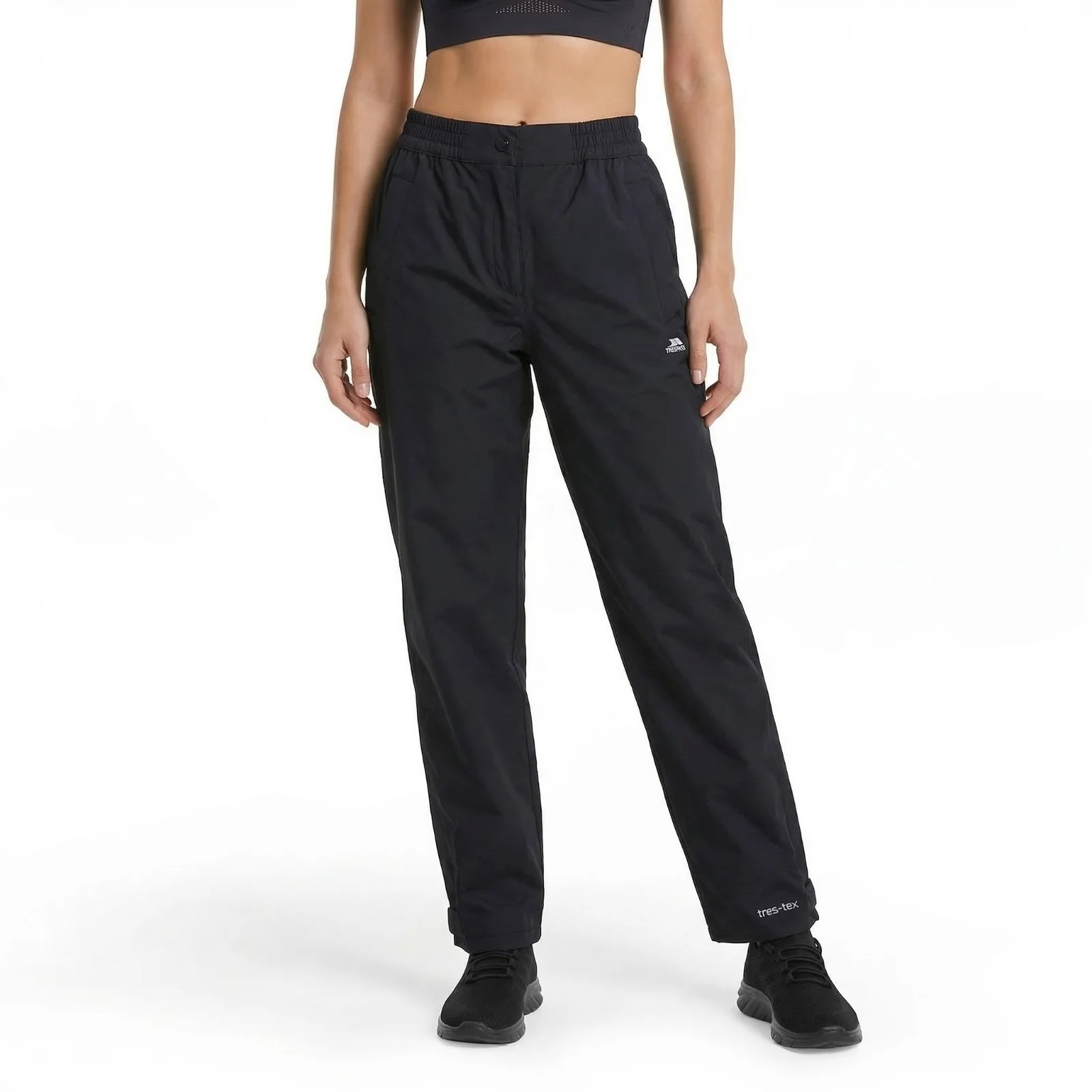 Trespass Womens Tilbury TP75 Waterproof Trousers Black