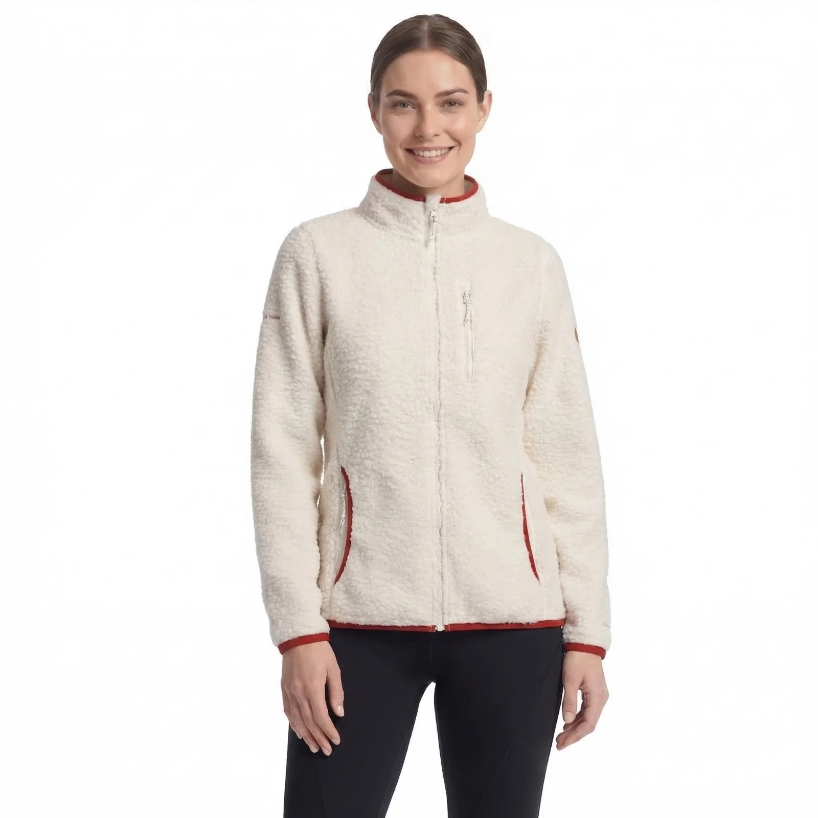 Trespass Womens Tourley Full Zip Fleece Jacket Soft Stone