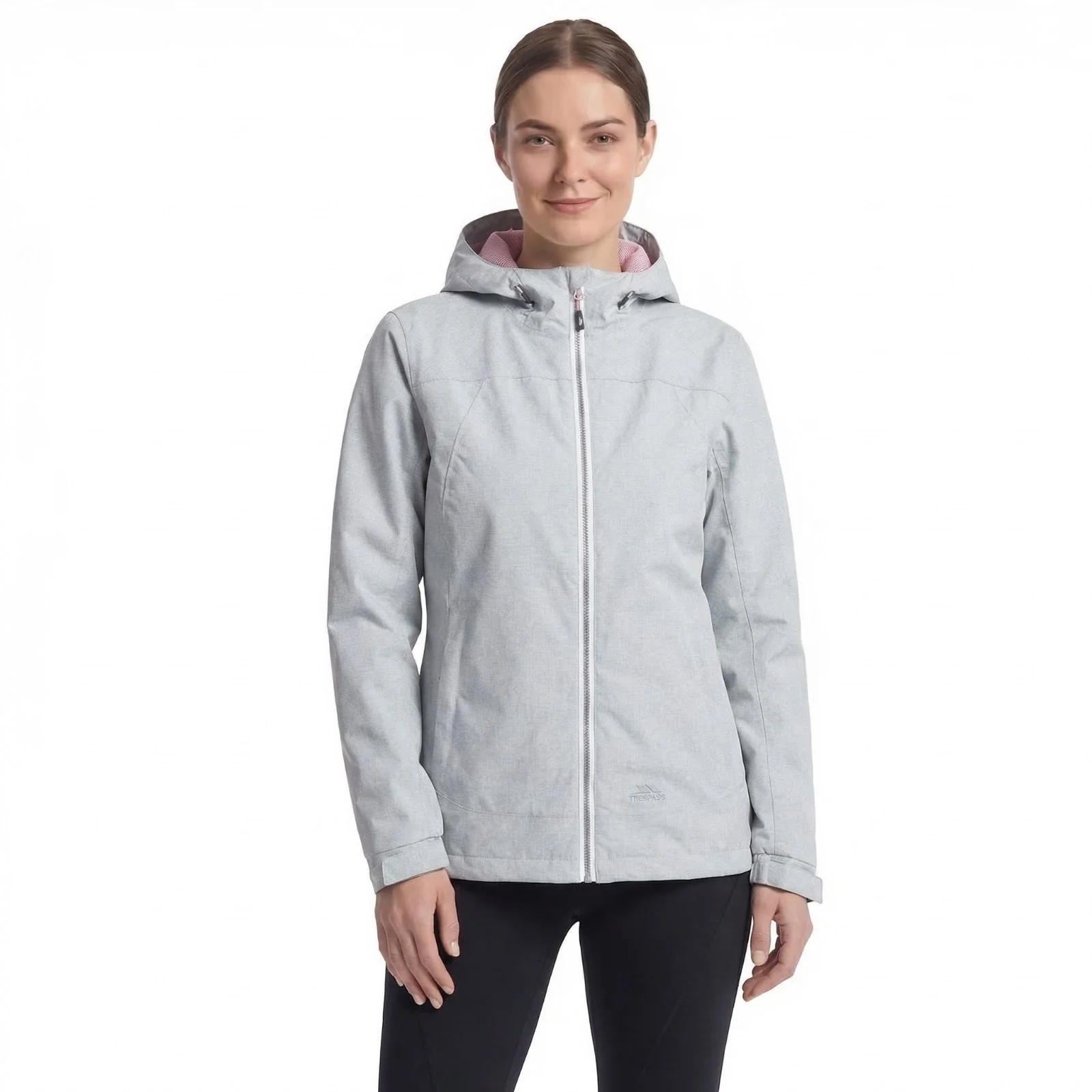 Trespass Womens Virtual Waterproof Jacket Grey Marl