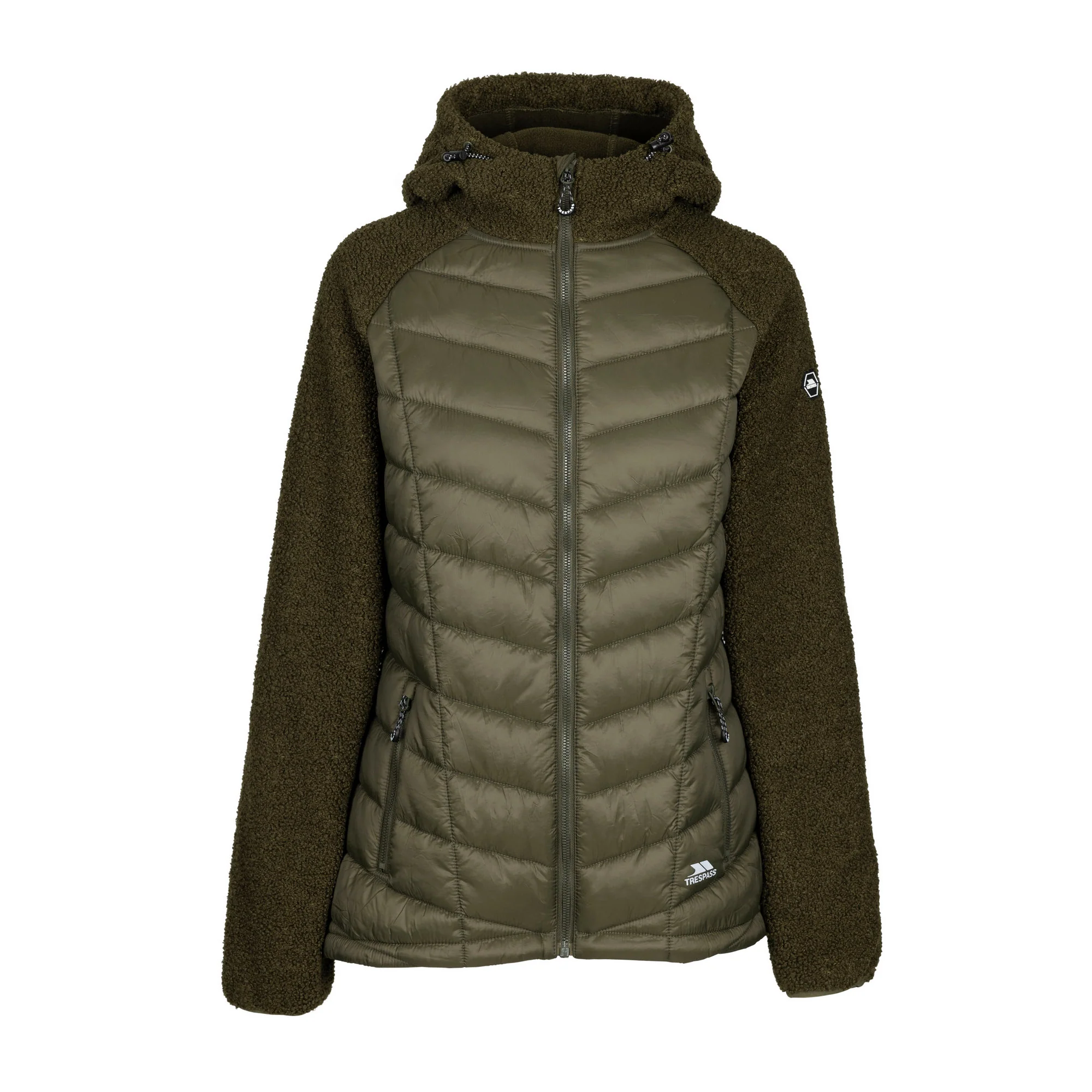 Trespass Womens Wando Hybrid Jacket Dark Vine - Image 3
